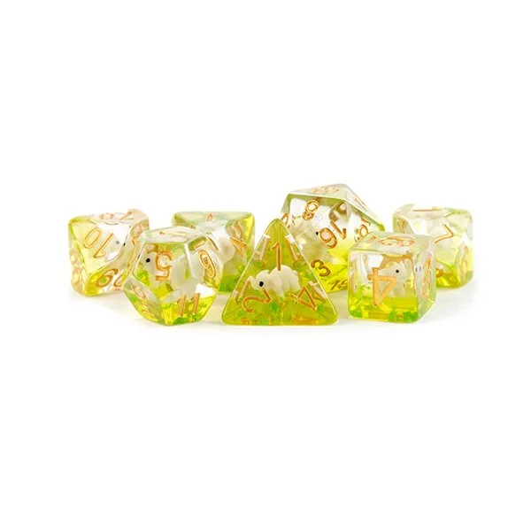 Fanroll - 16mm Resin Poly Dice Set: Elephant Dice