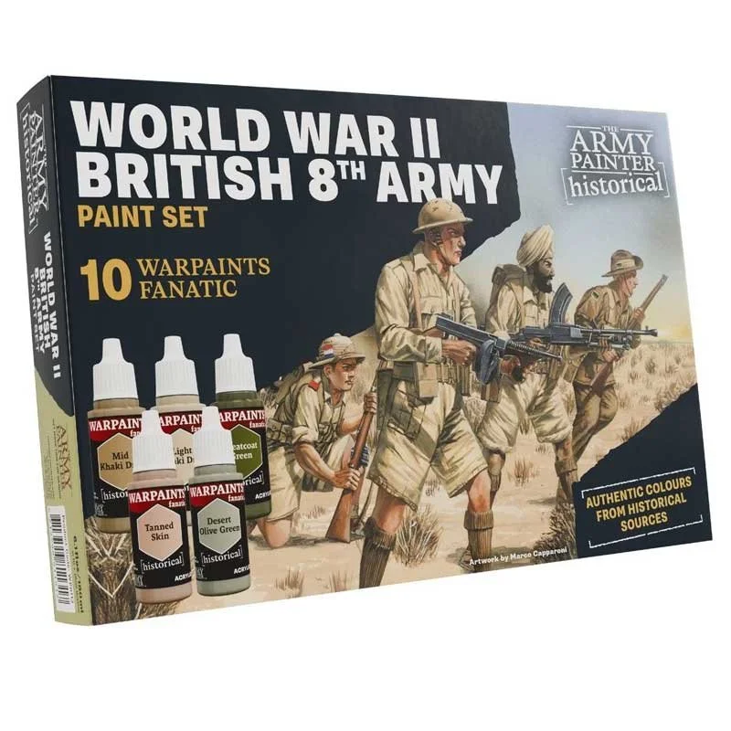 Army Painter Historical: WWII British 8th Army Paint Set