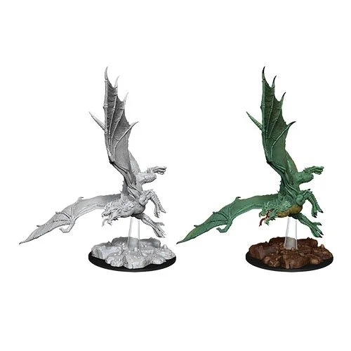 WizKids - D&D Nolzurs Marvelous Miniatures: Young Green Dragon - Wave 8