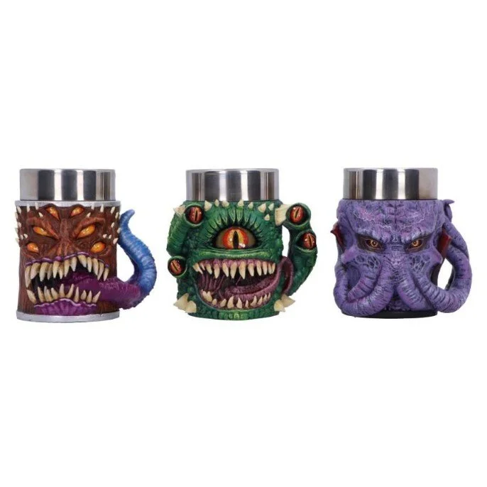 Dungeons & Dragons Mini Monster Tiny Tankards (Set of 3) 8.8cm