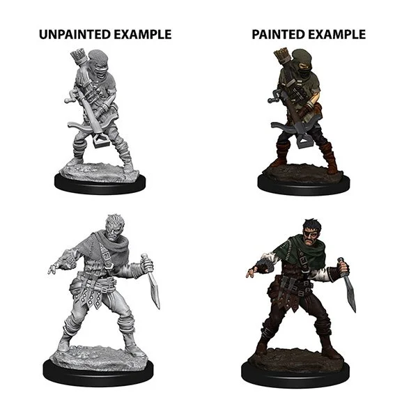 WizKids - Deep Cuts Unpainted Miniatures: Bandits - Wave 4