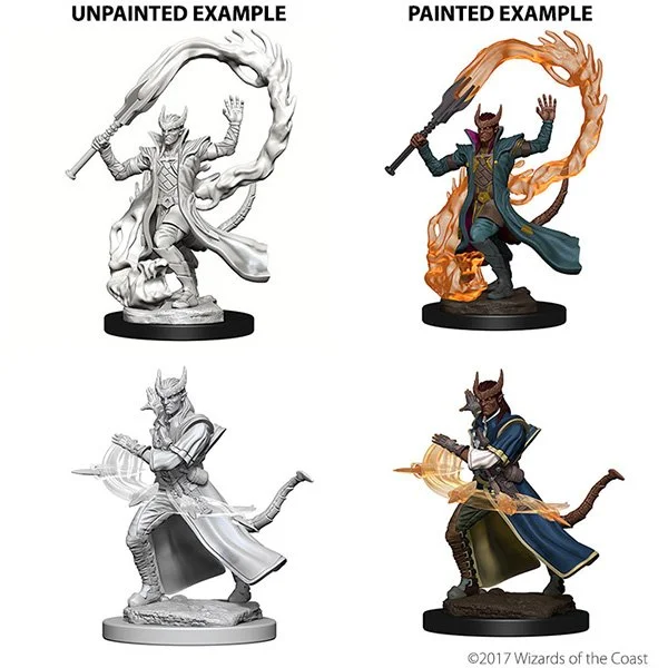WizKids - D&D Nolzurs Marvelous Miniatures: Tiefling Male Sorcerer - Wave 4