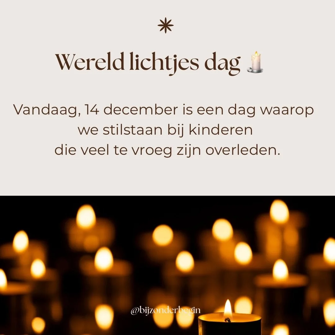 Wereld lichtjes dag ✨🌎🕯️
