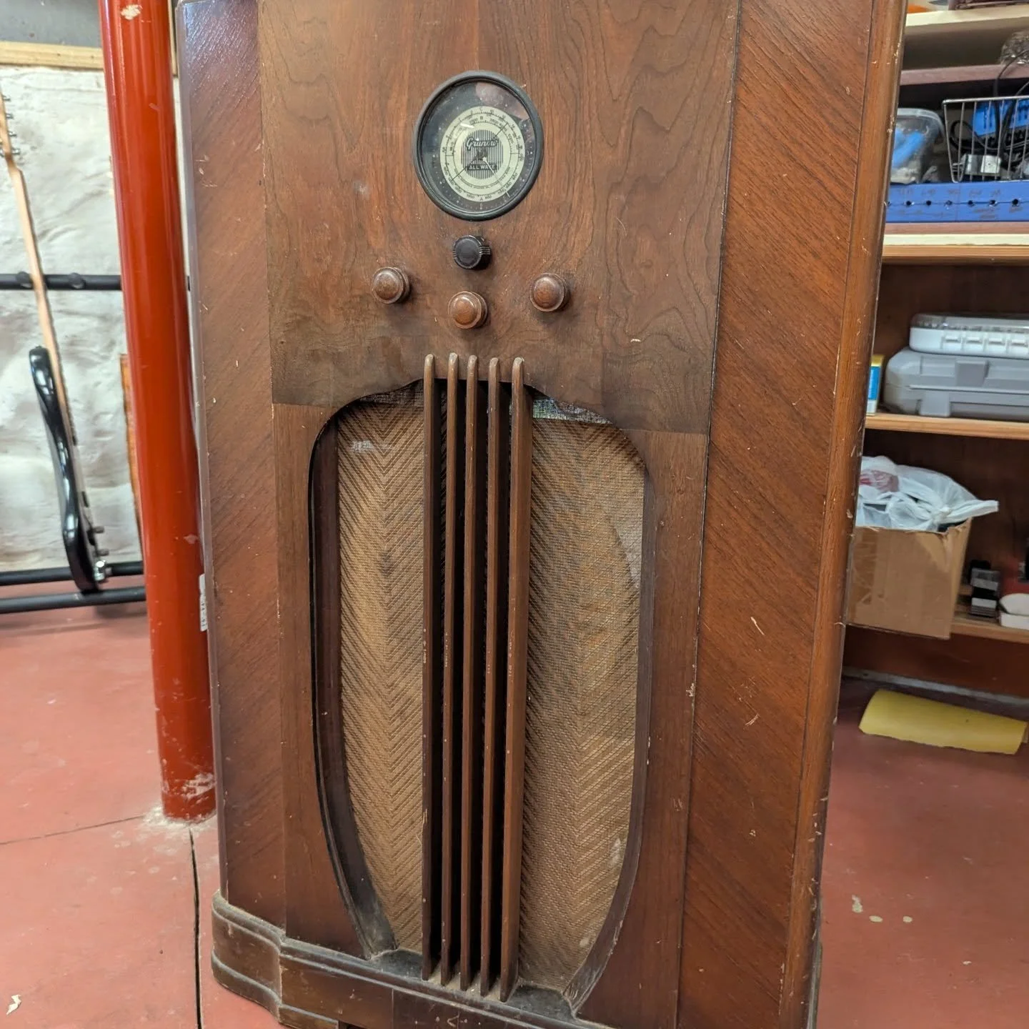 Well, this is easily the oldest piece of gear I've ever been asked to work on. This radio dates back to the 30s, this is more of a &quot;just get it working&quot; project rather than a full restoration.