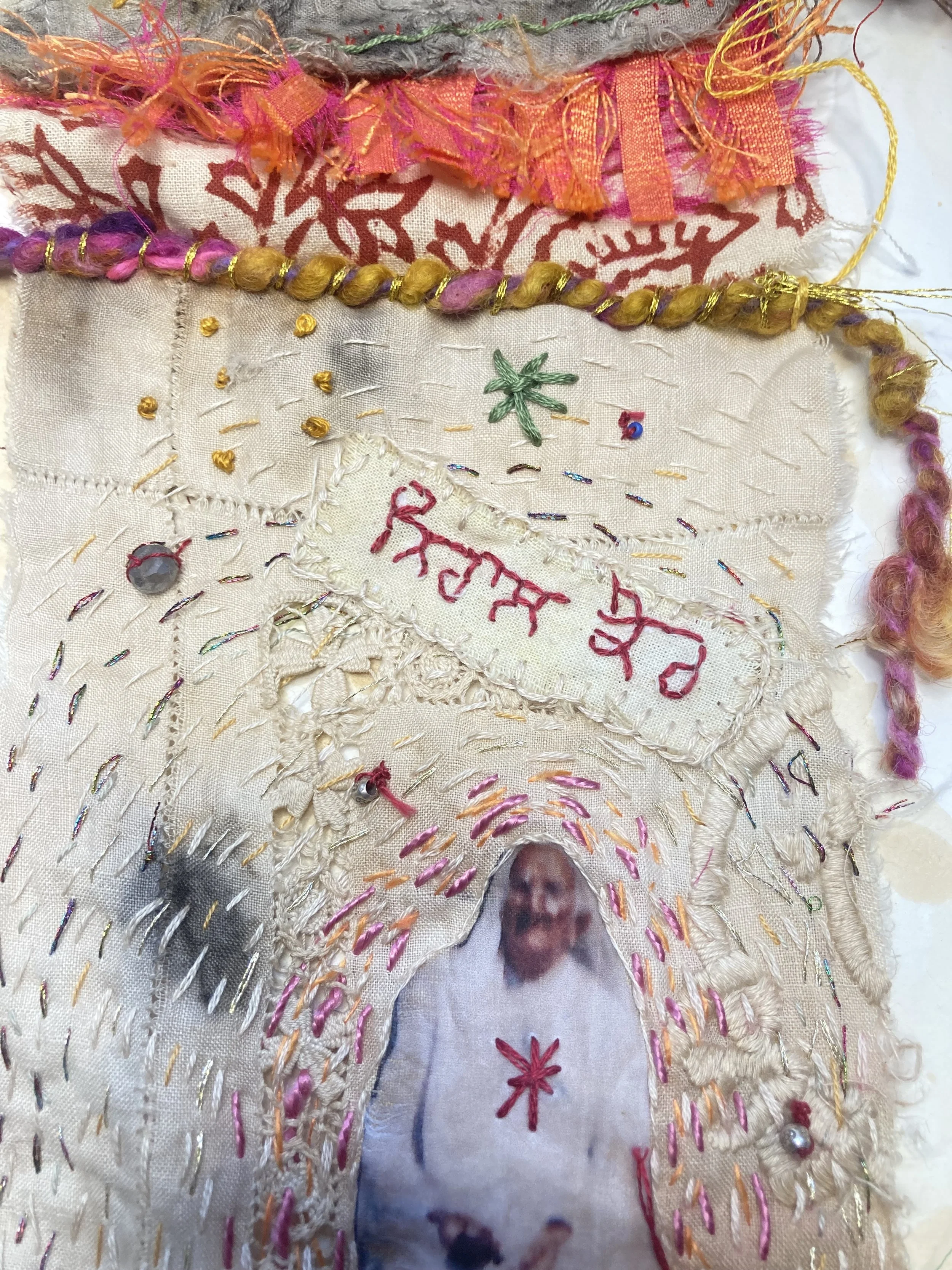 Stitching my Grandmother’s name