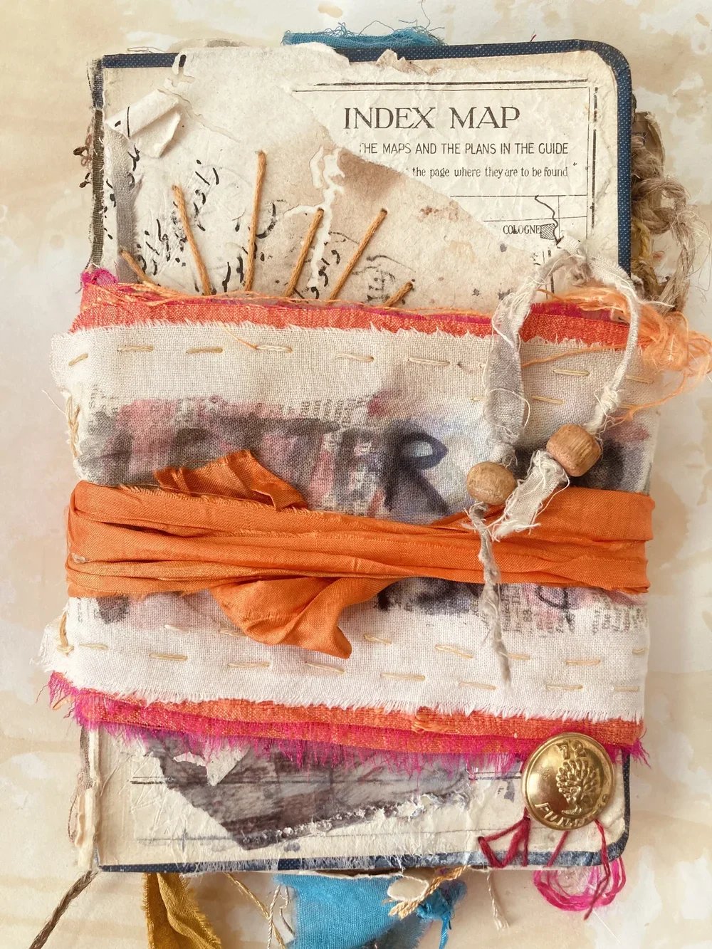 Letters to my Great Grandfather, Sham Singh Kular. Mixed-media artist book.