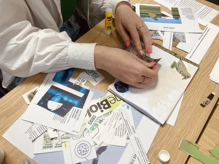 Zine-making workshop for PGR's/Biosciences Dept, University of Sheffield.