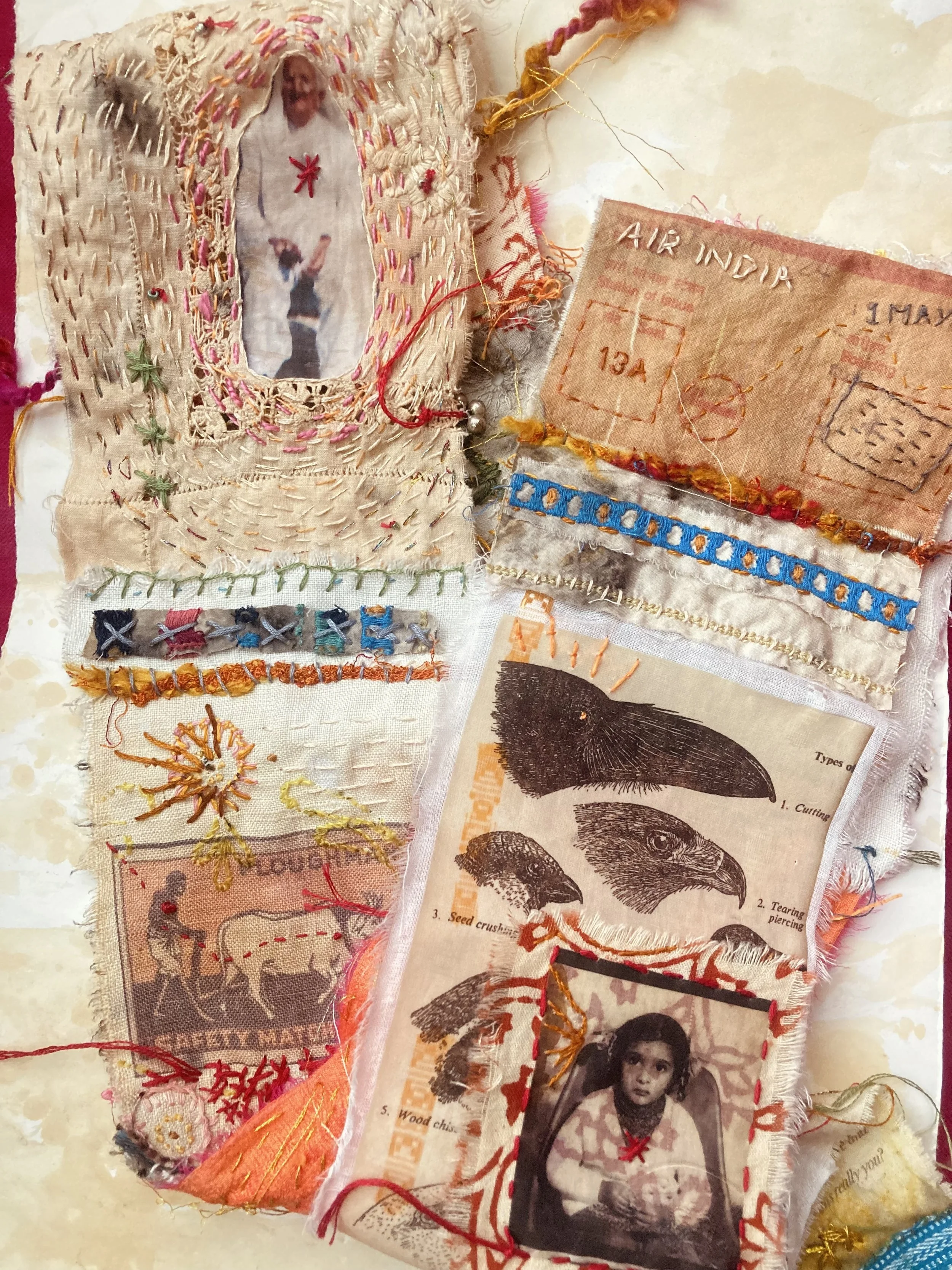 Grandmother II ancestral scroll (paternal). Panel details. 2025