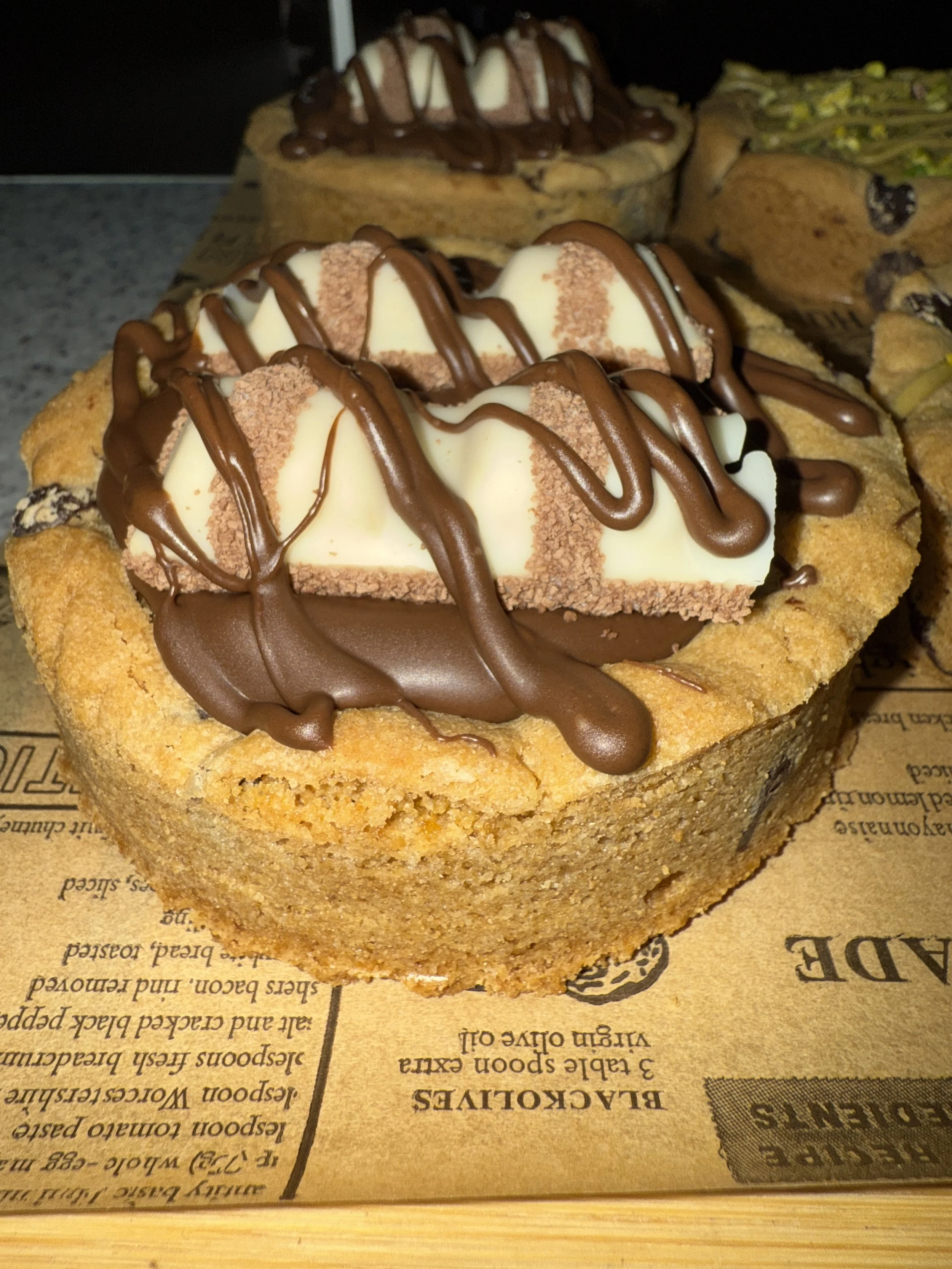 White Chocolate Bueno Cookie Pie