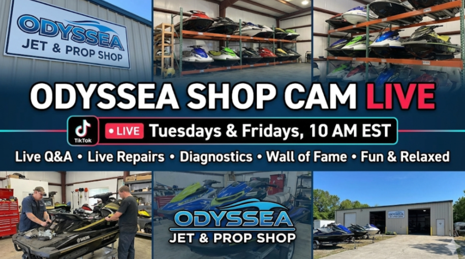 Live From the Bay: Announcing the Odyssea Shop Cam!