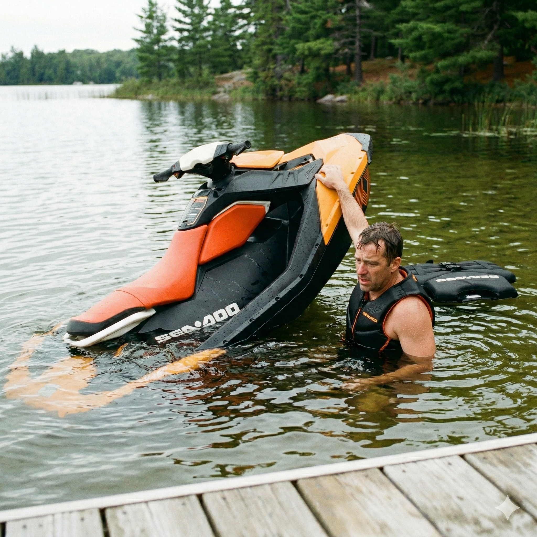The Sunk Ski Procedure: What to Do When Your PWC Goes Under