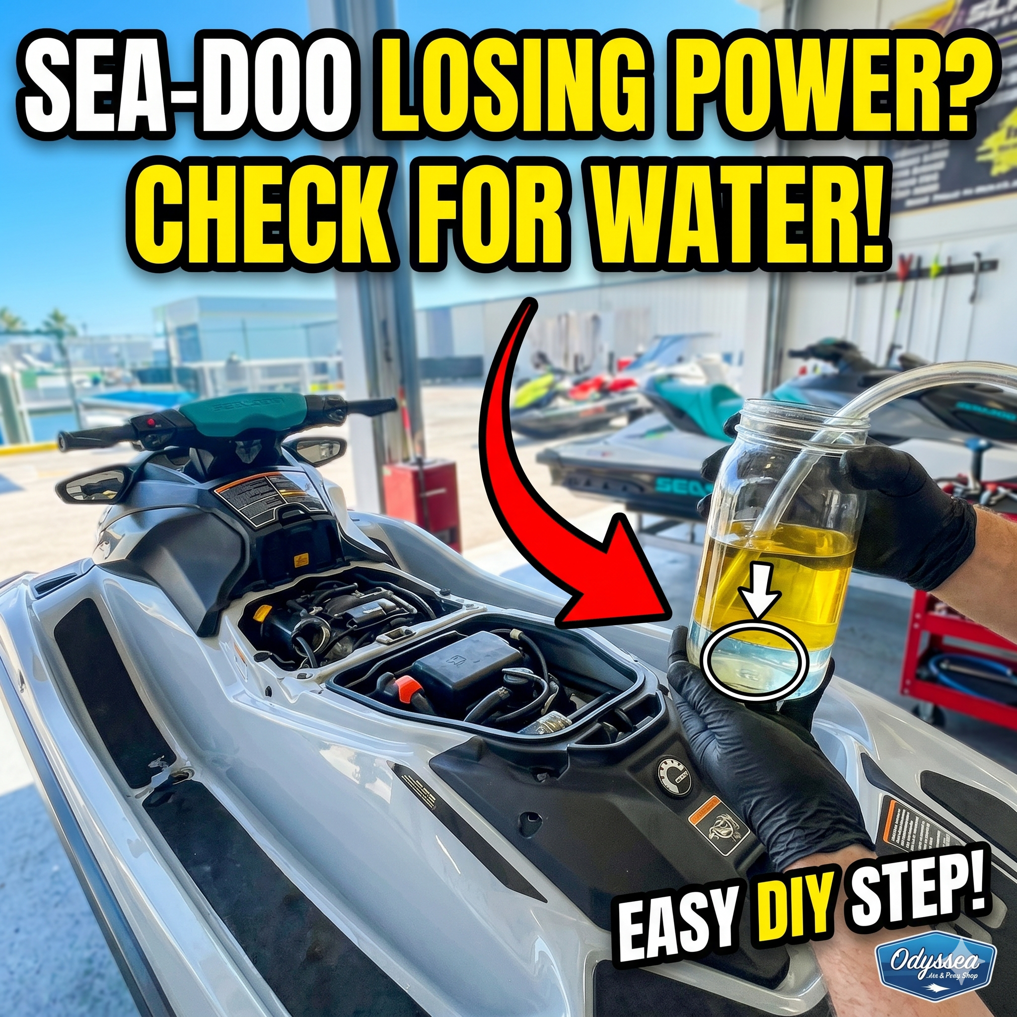 Sea-Doo Losing Power? How to Take a Fuel Sample (Check for Water)