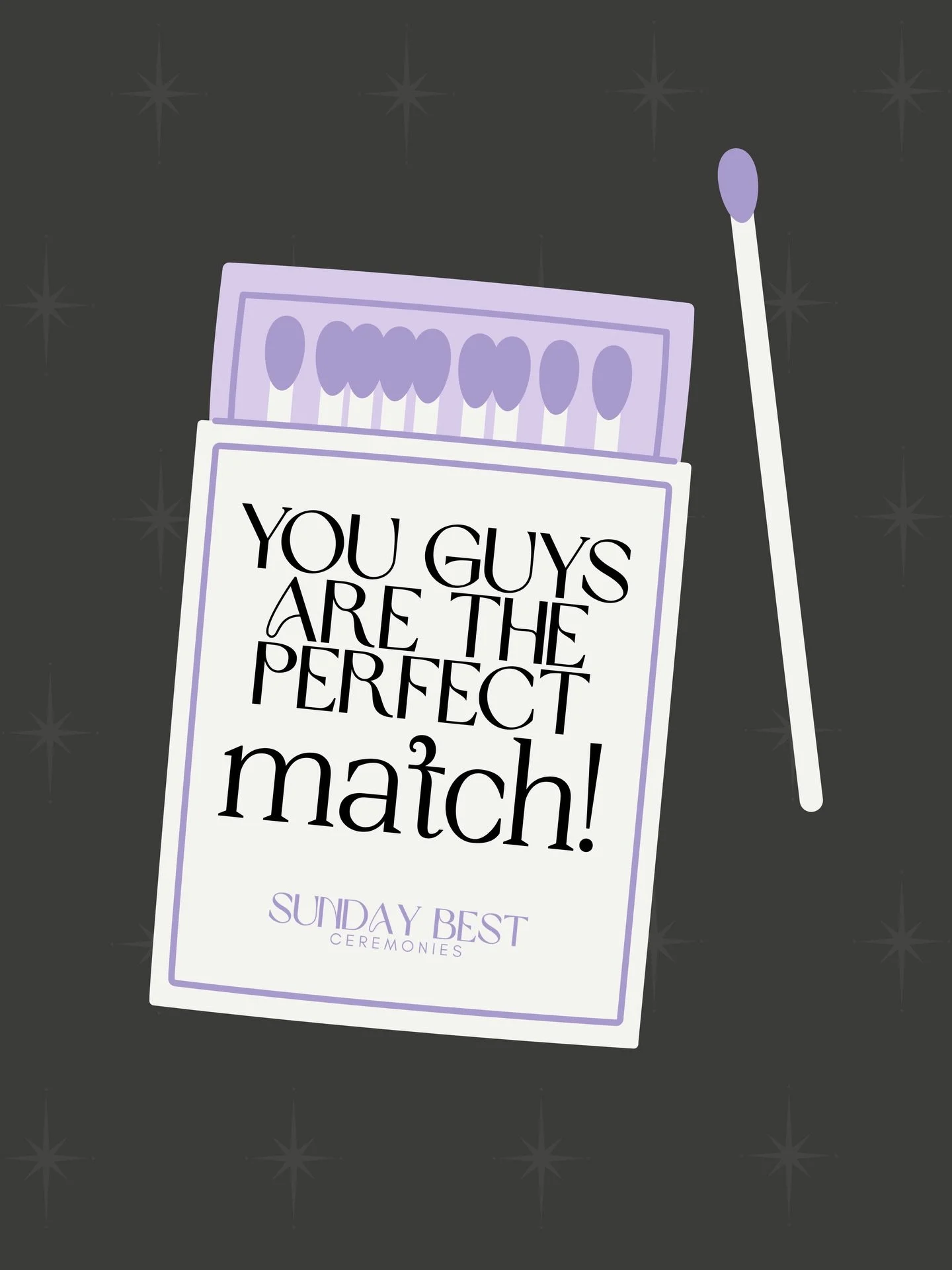 Not all matches are made in heaven ✨

Some begin with a swipe right, some through mutual friends, and some when two people unexpectedly cross paths at exactly the right moment.

However it started, every couple has a story. Those stories just happen 