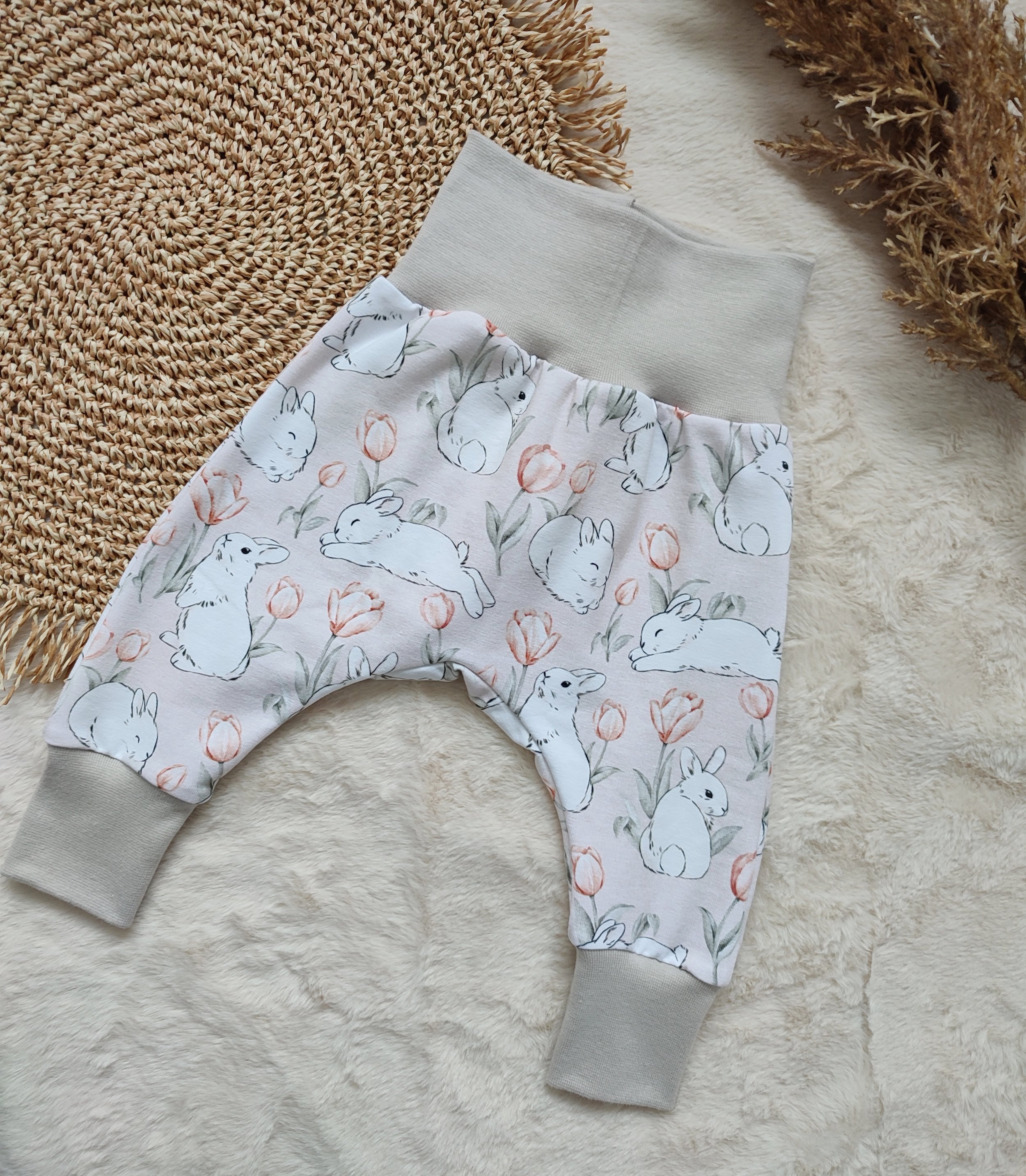 62 | Pumphose Hase Baumwolljersey grau