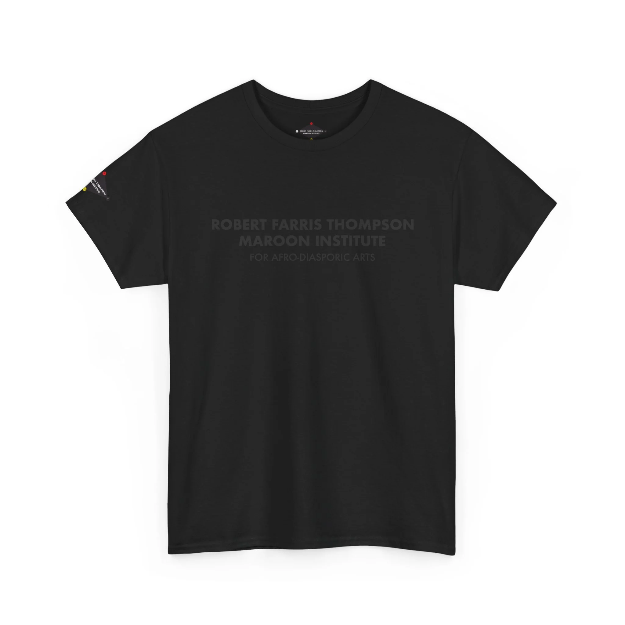 "Black on Black" RFTMI Dikenka / Kongo Cosmogram / Four Moments of the Sun statement 100% cotton t-shirt