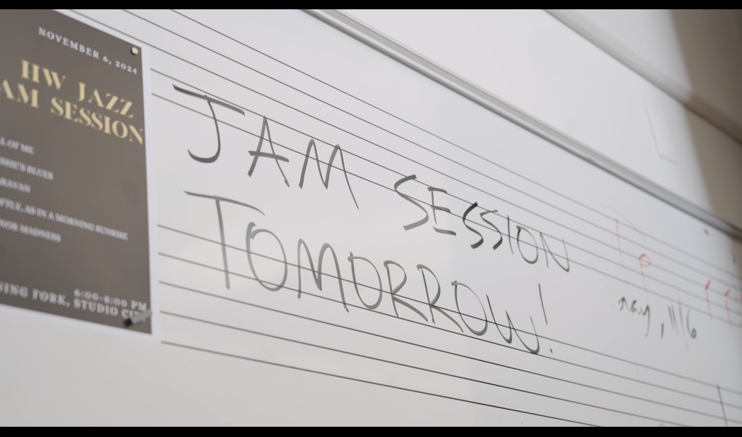 Jam Session Tomorrow