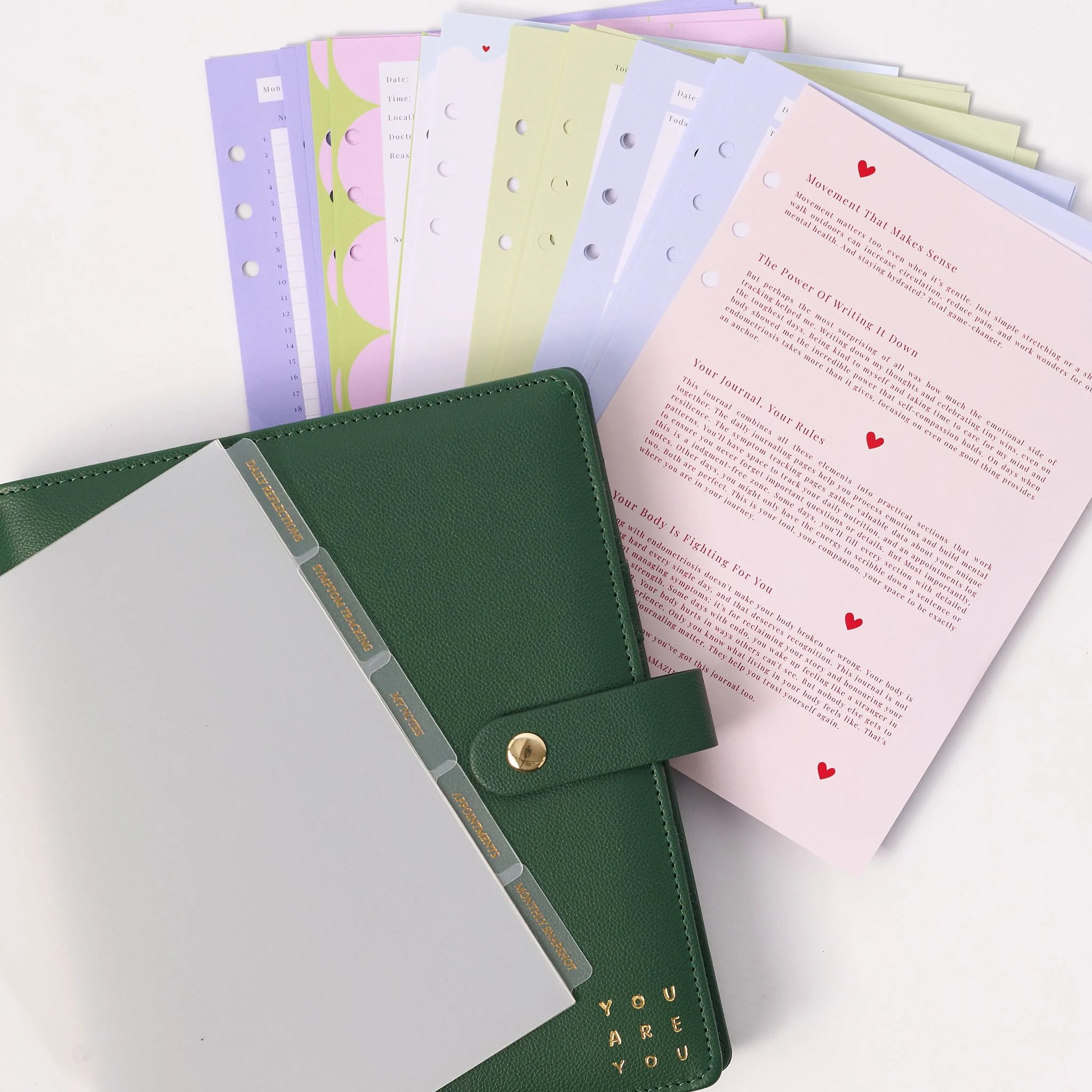 Endometriosis Wellness Journal - Forest Green