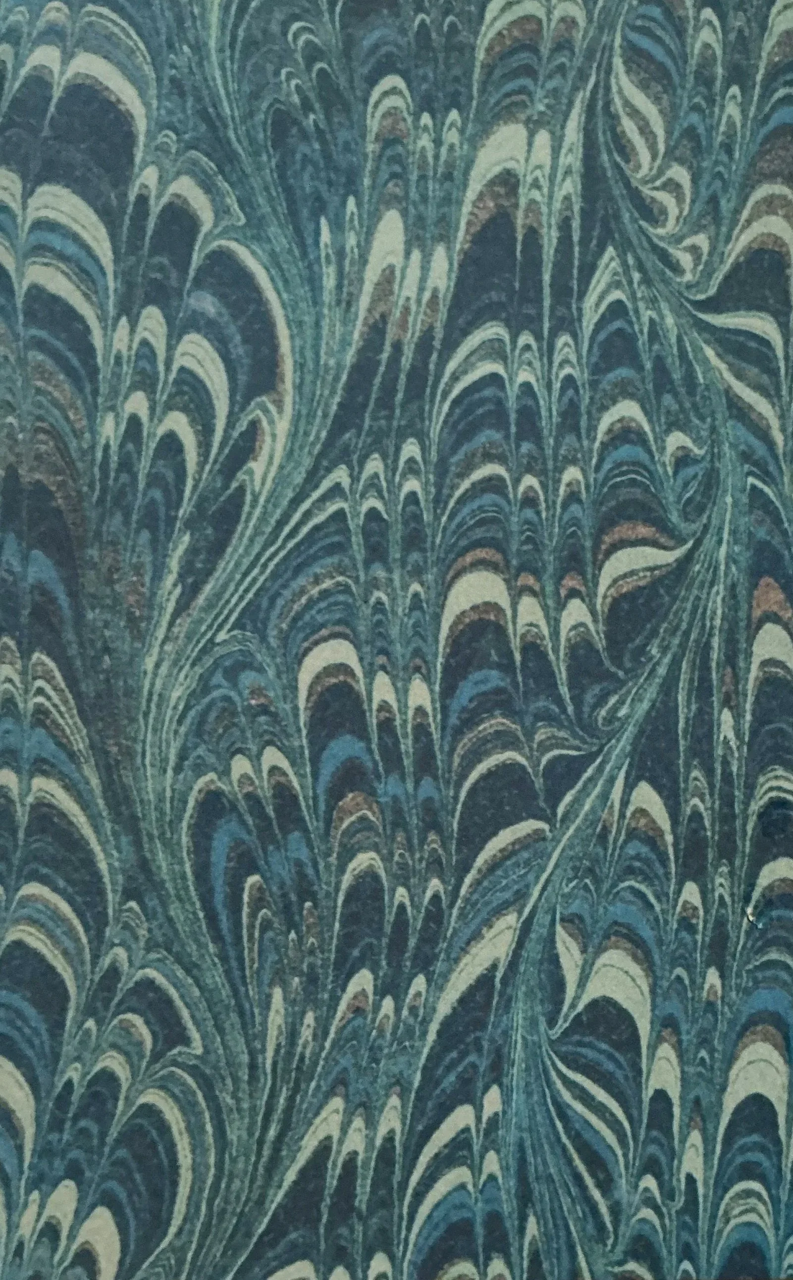 Soft Blue Swirl Marble Notebook