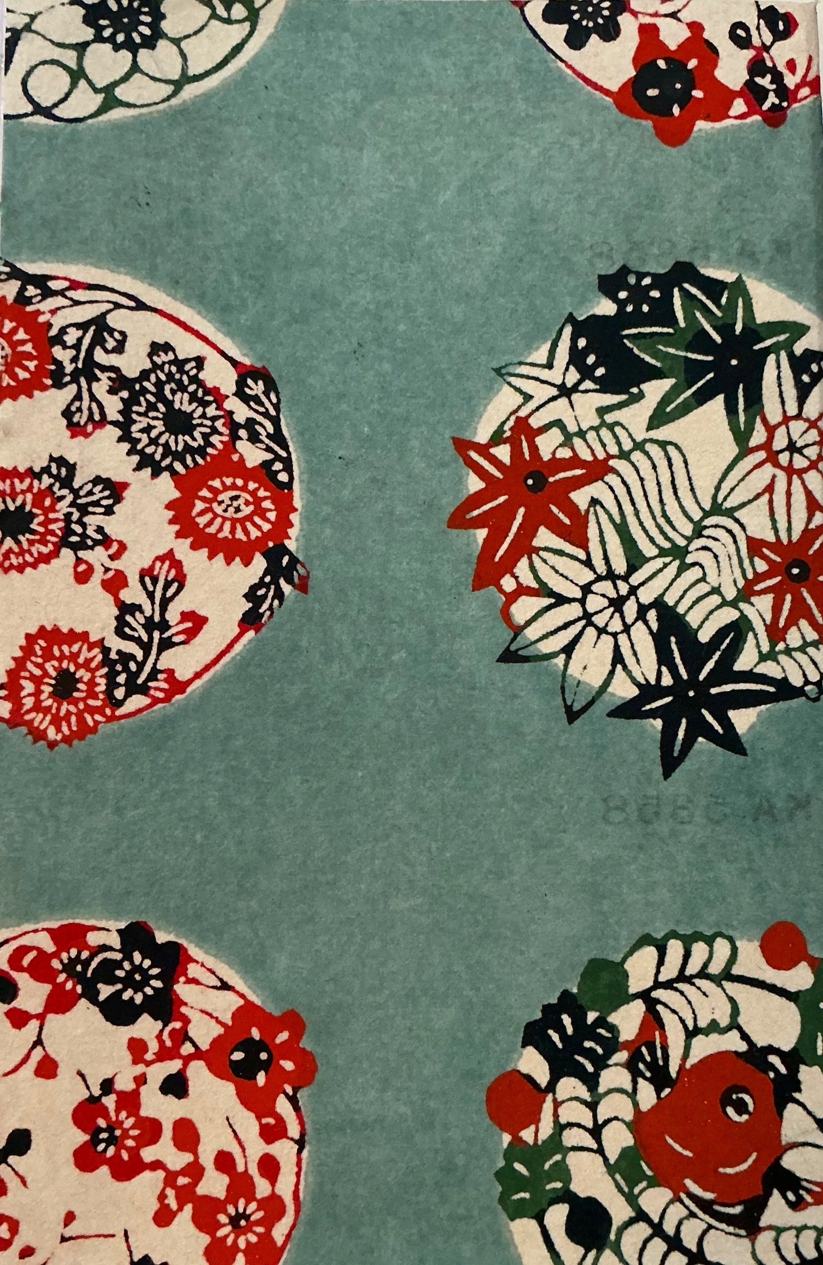 Washi Kozo Celadon Notebook