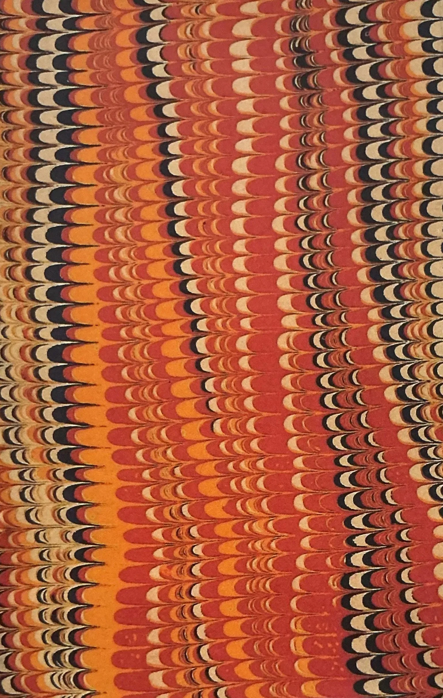 Tight Red and Black Feather Notebook