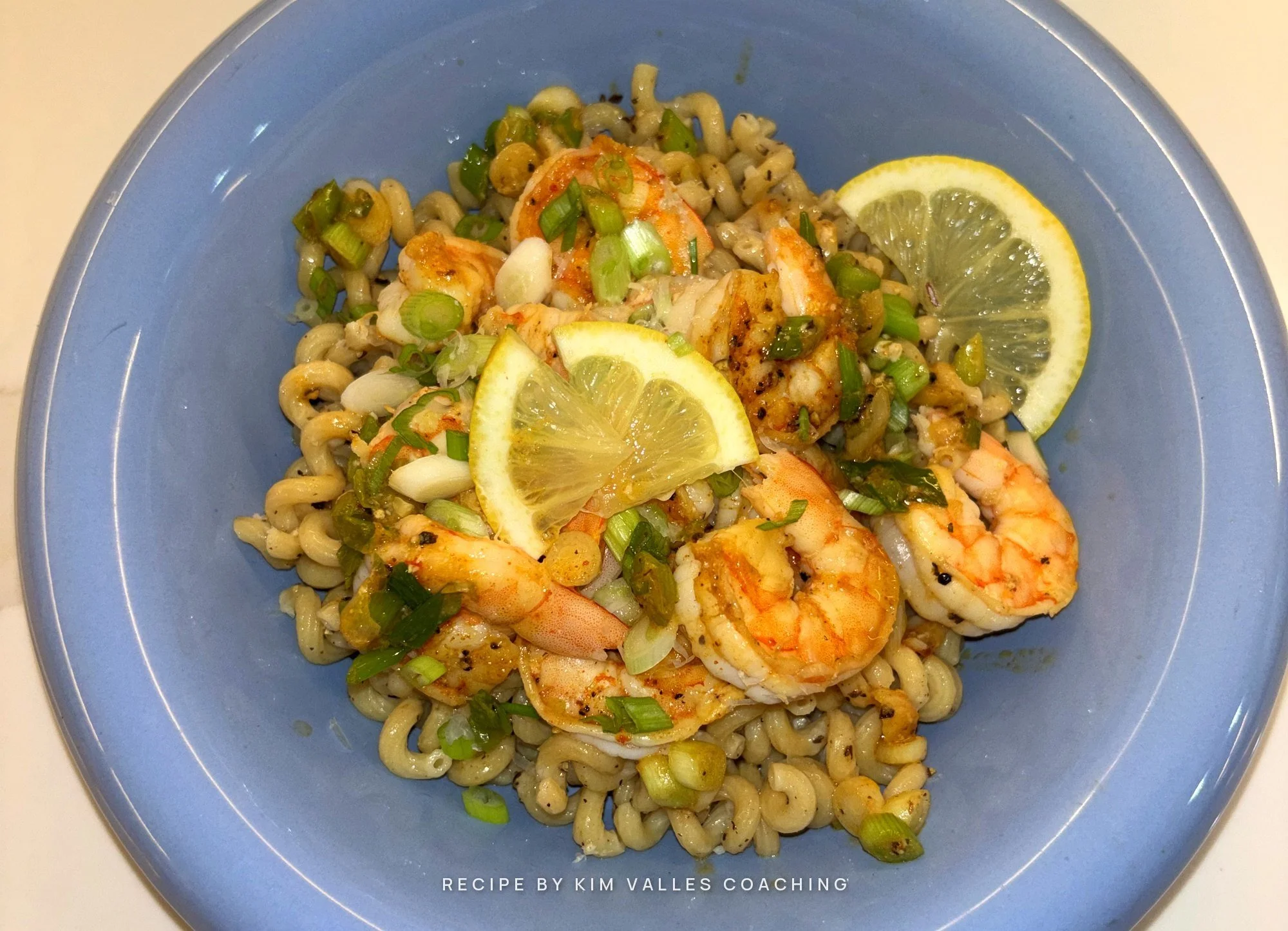 Lemon Garlic Shrimp Pasta