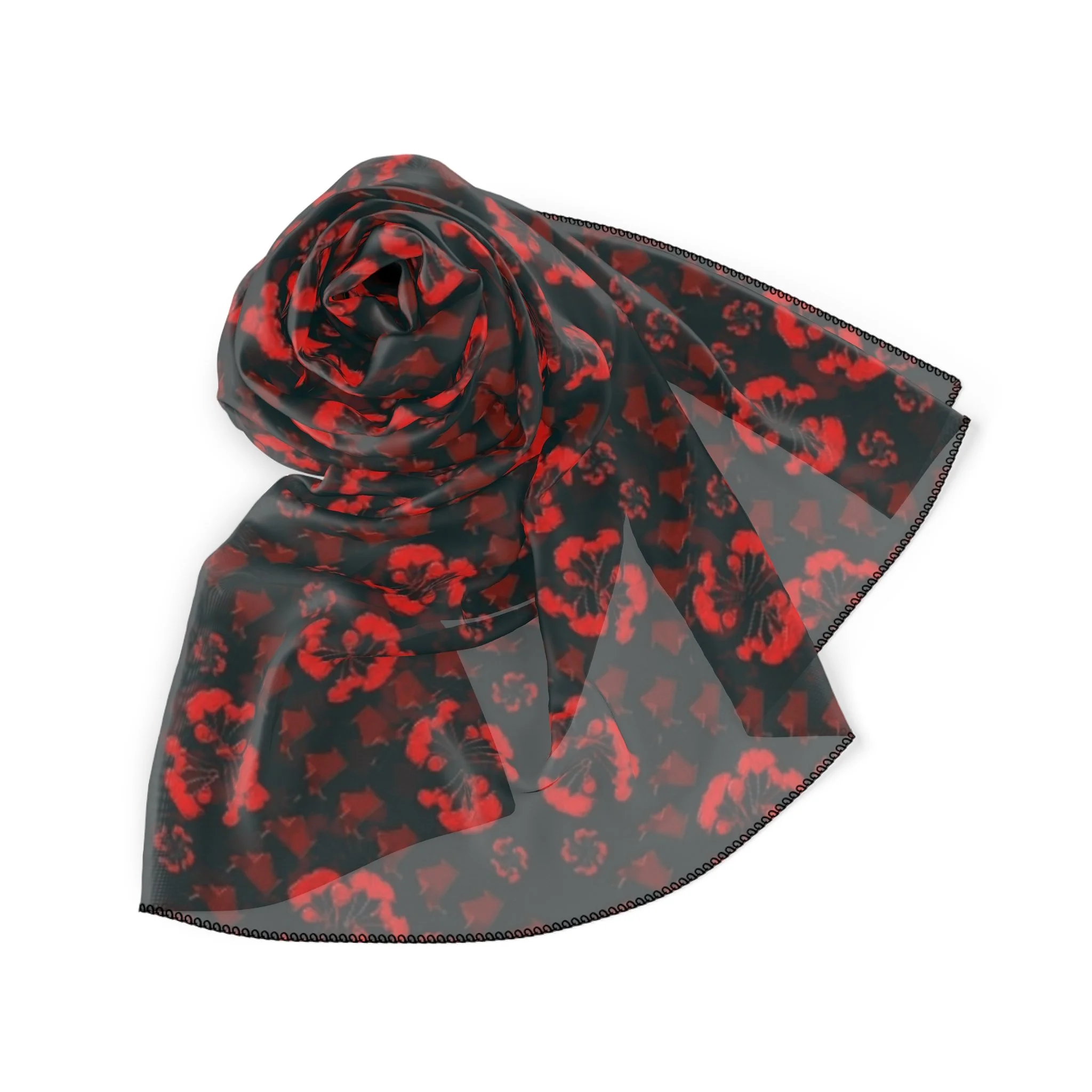 Industrial Rose Pattern Scarf Folded.jpg