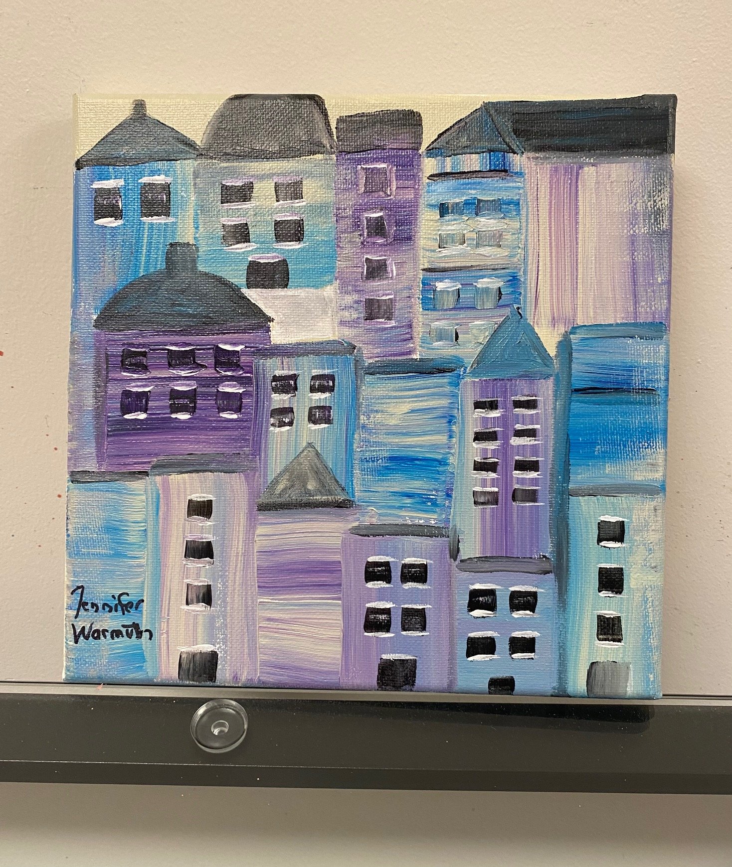 Gorgeous Village Painting with Personality