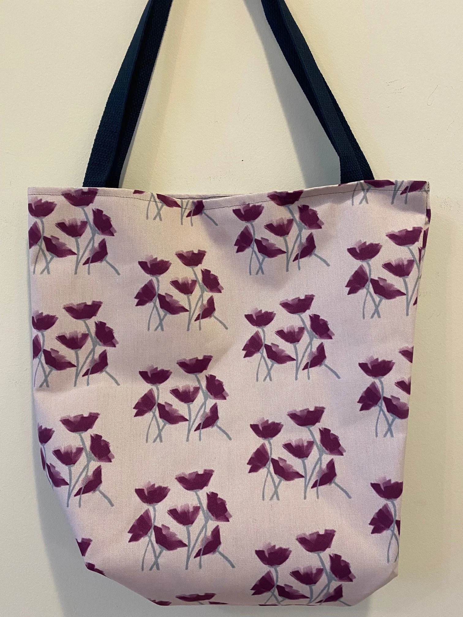 Beautiful Original Large Floral Art Tote Bag