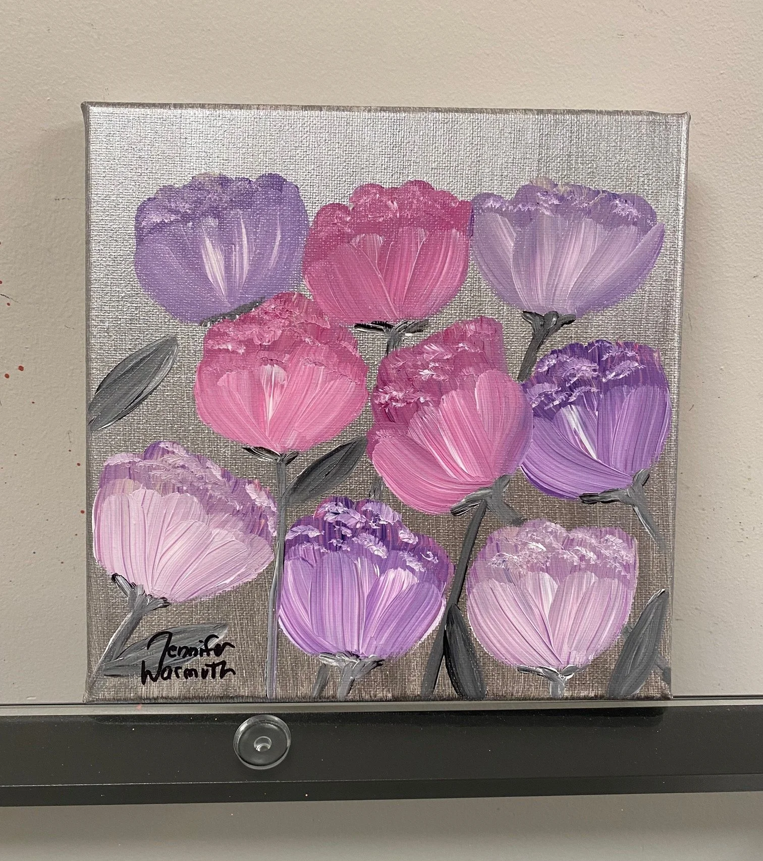 Gorgeous Floral Painting with Lovely Colors