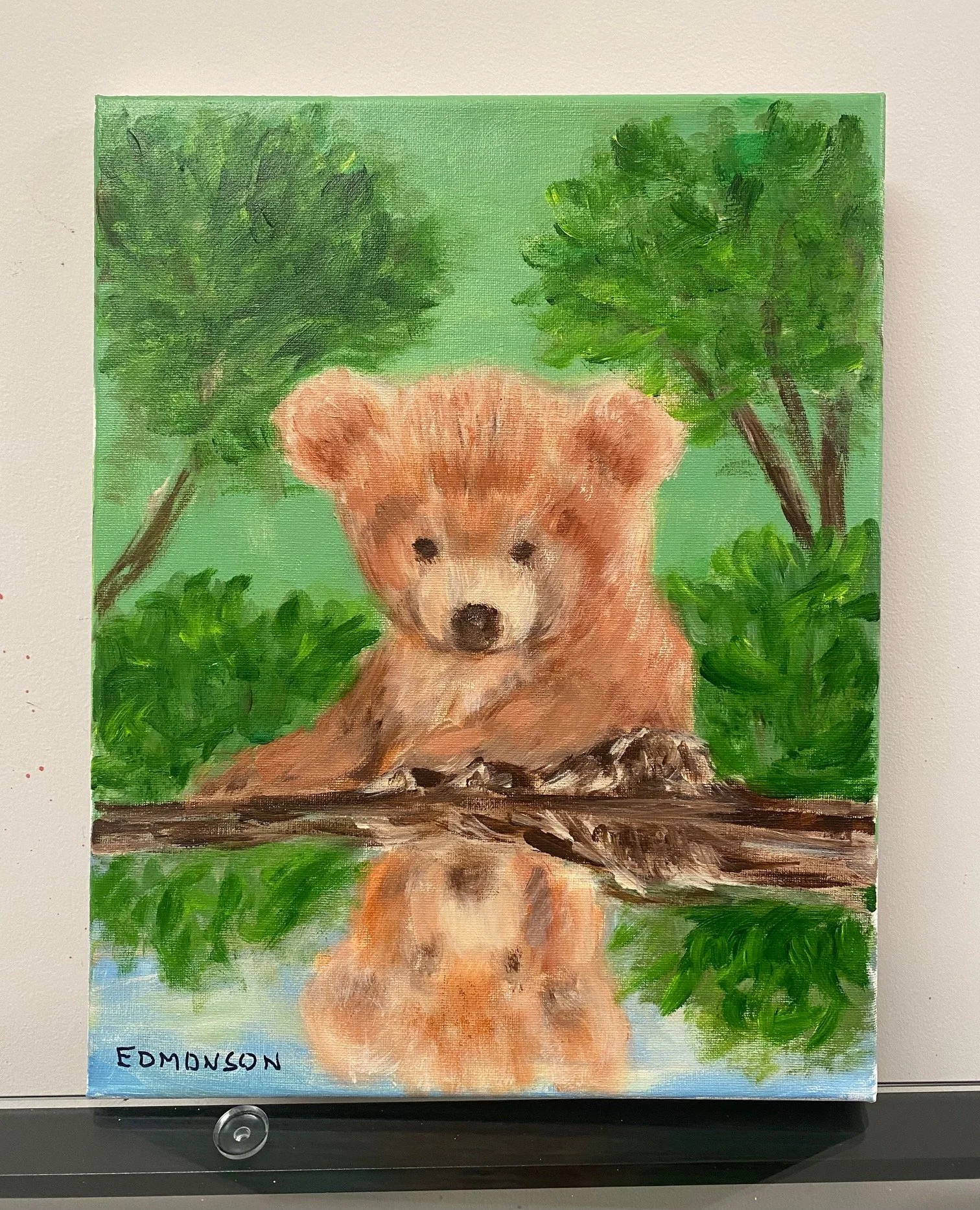 Beautiful, Super Cute Original Bear Painting