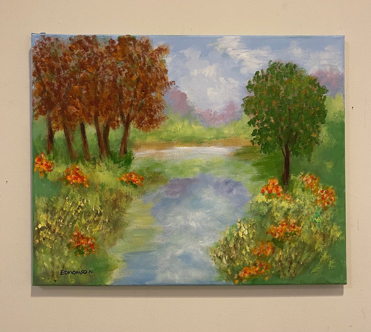 Beautiful, Original Fall Landscape Painting