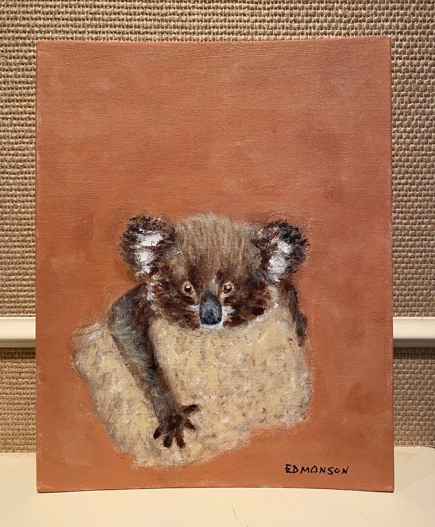 Beautiful, Super Cute Baby Koala Bear Painting