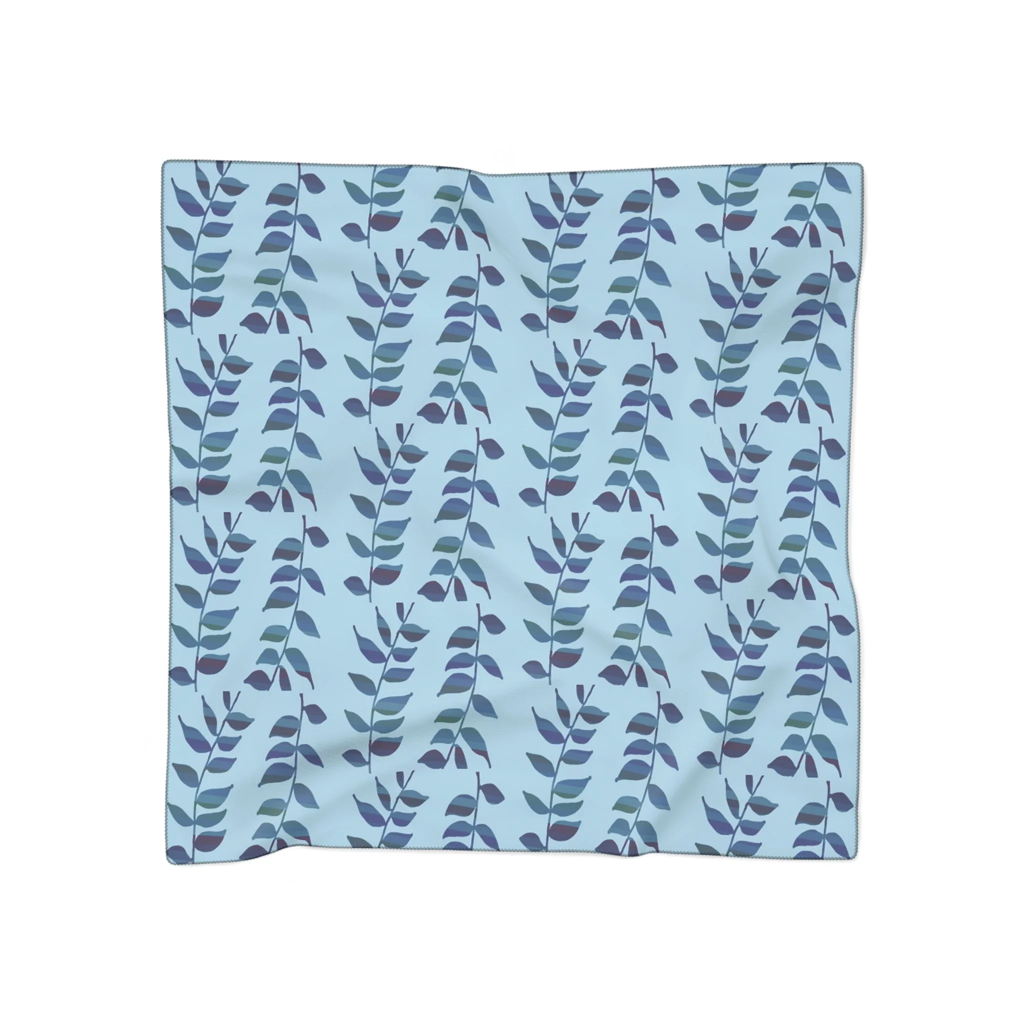 Beautiful Original Branches with Leaves Pattern Art Scarf