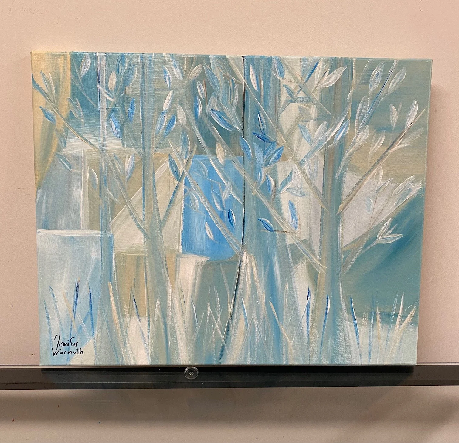 Beautiful, Original Abstract Cubism/Cubist Painting