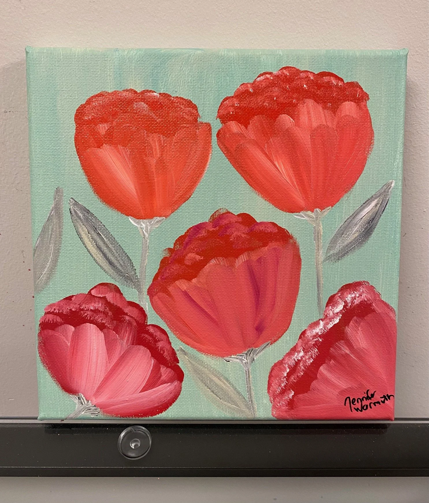 Gorgeous Floral Painting with Stunning Colors