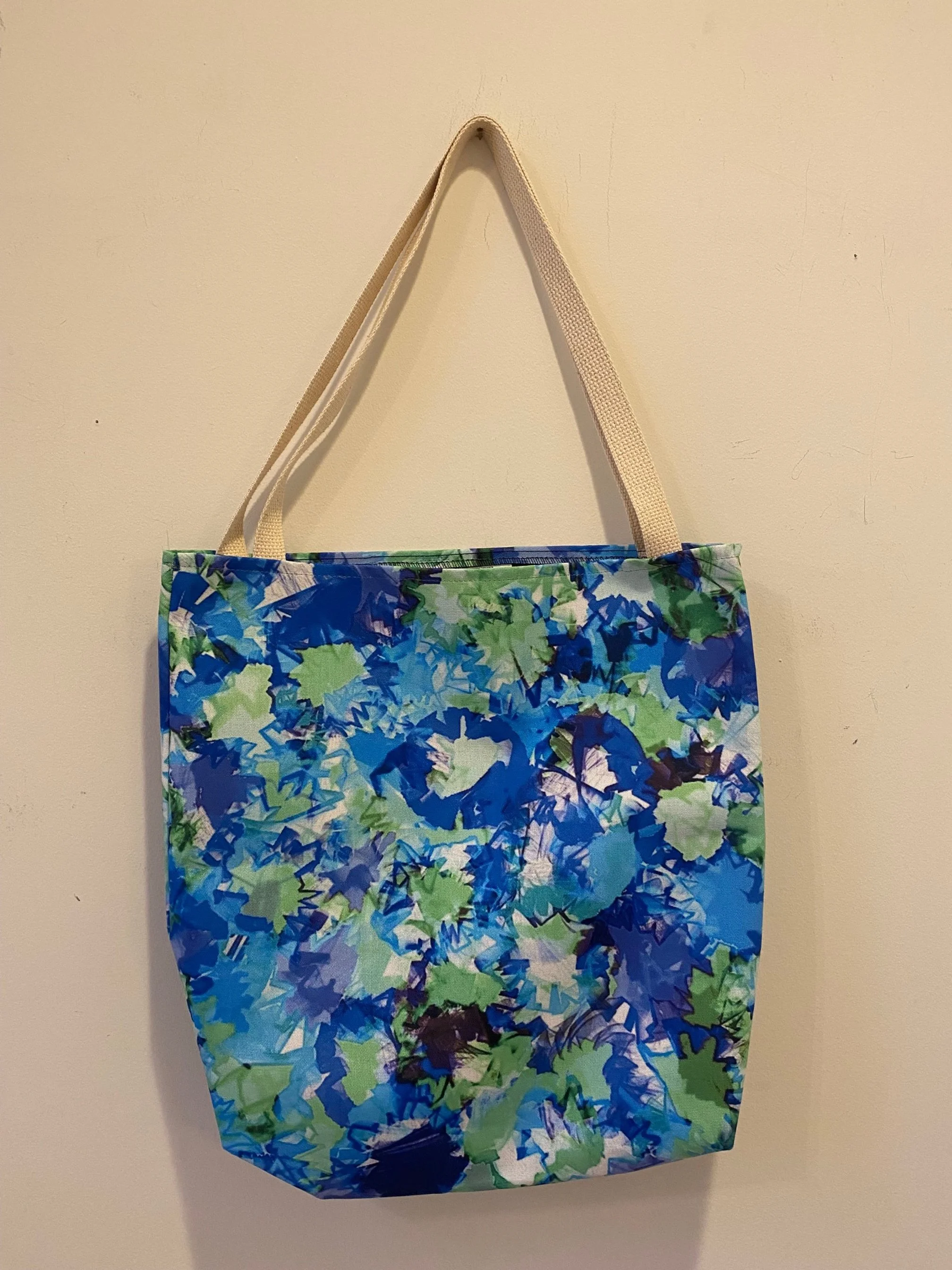 Beautiful Original Digital Art Abstract Design Extra Large 18x18 Tote Bag