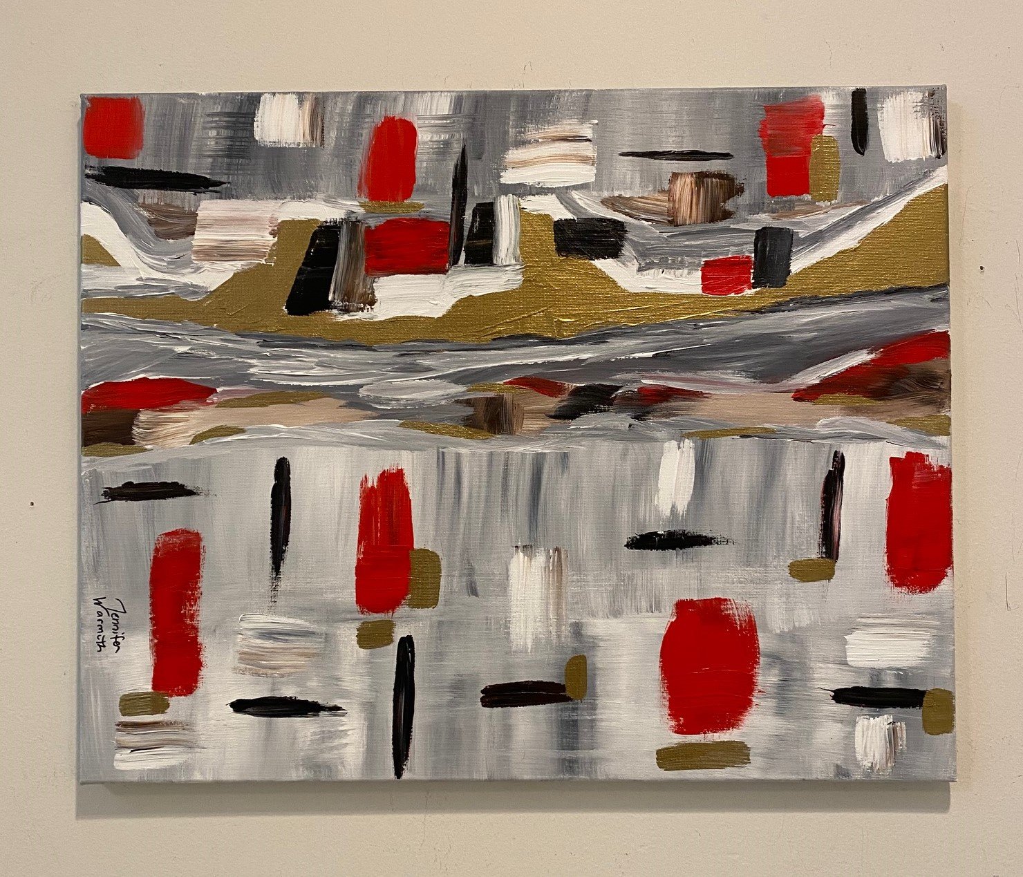 Beautiful Abstract City Painting