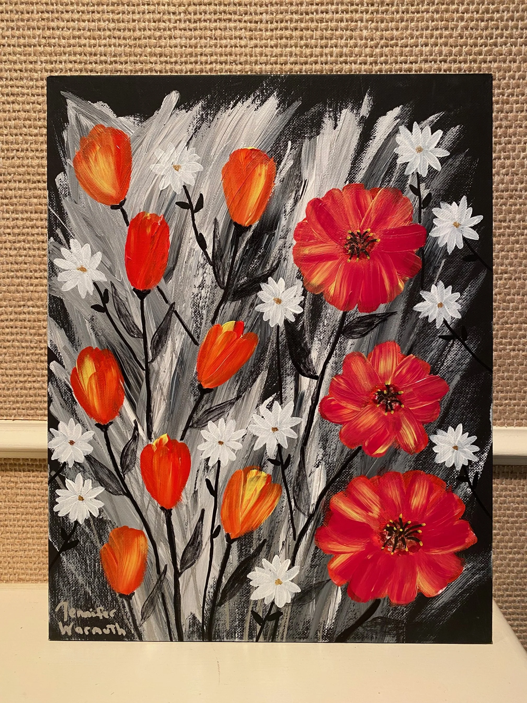 Beautiful, Original Floral Painting