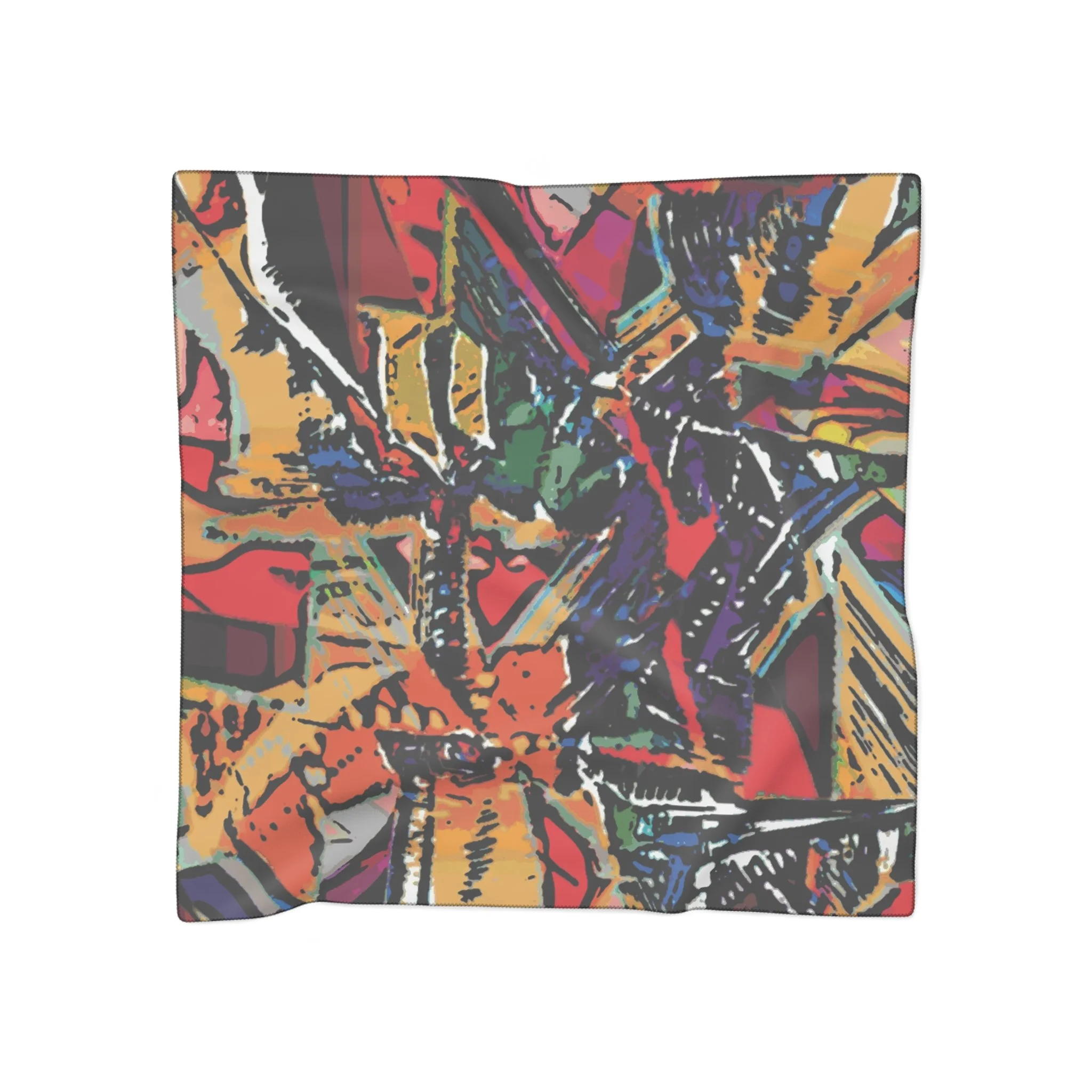 Original Abstract Graffiti Art Design Scarf