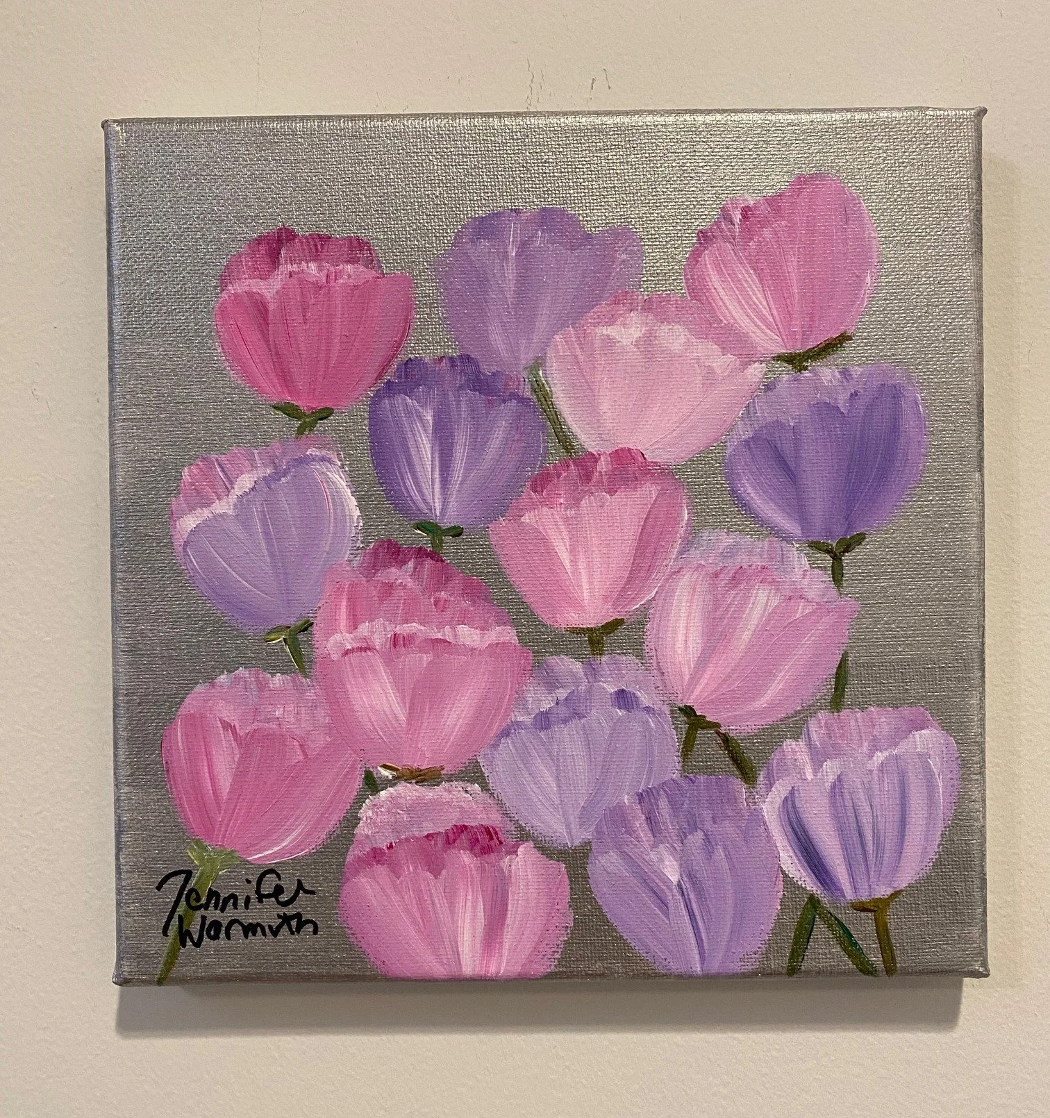 Beautiful Original Floral Tulip Painting