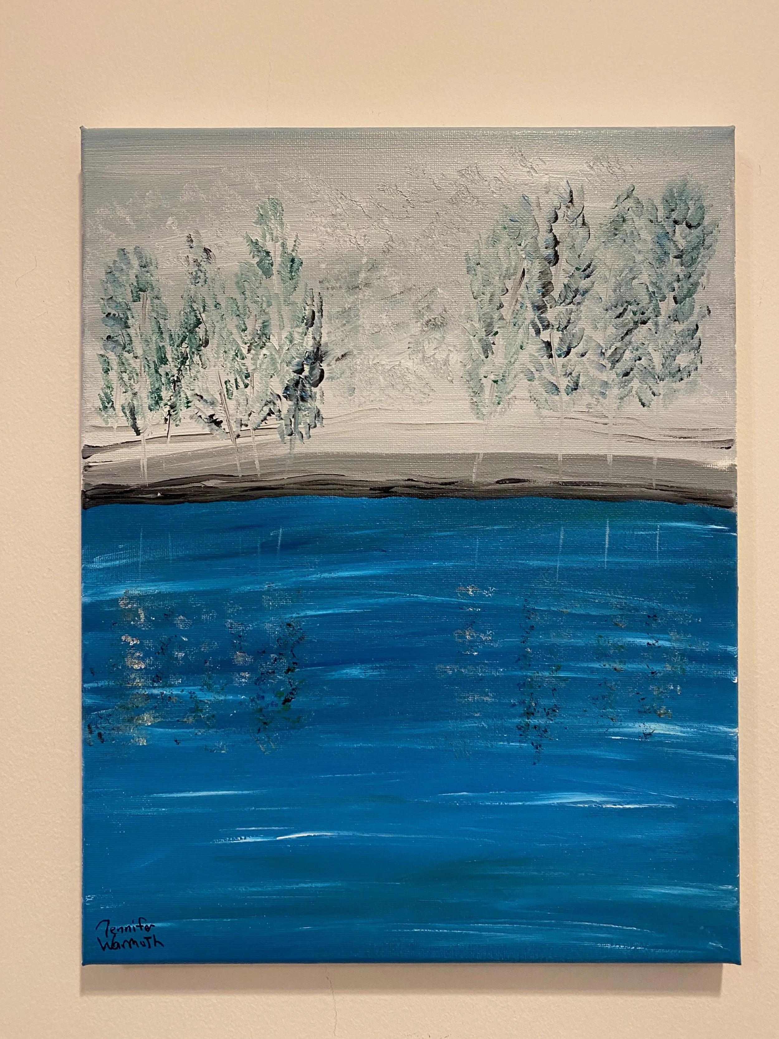 Beautiful Original Winter Landscape Painting