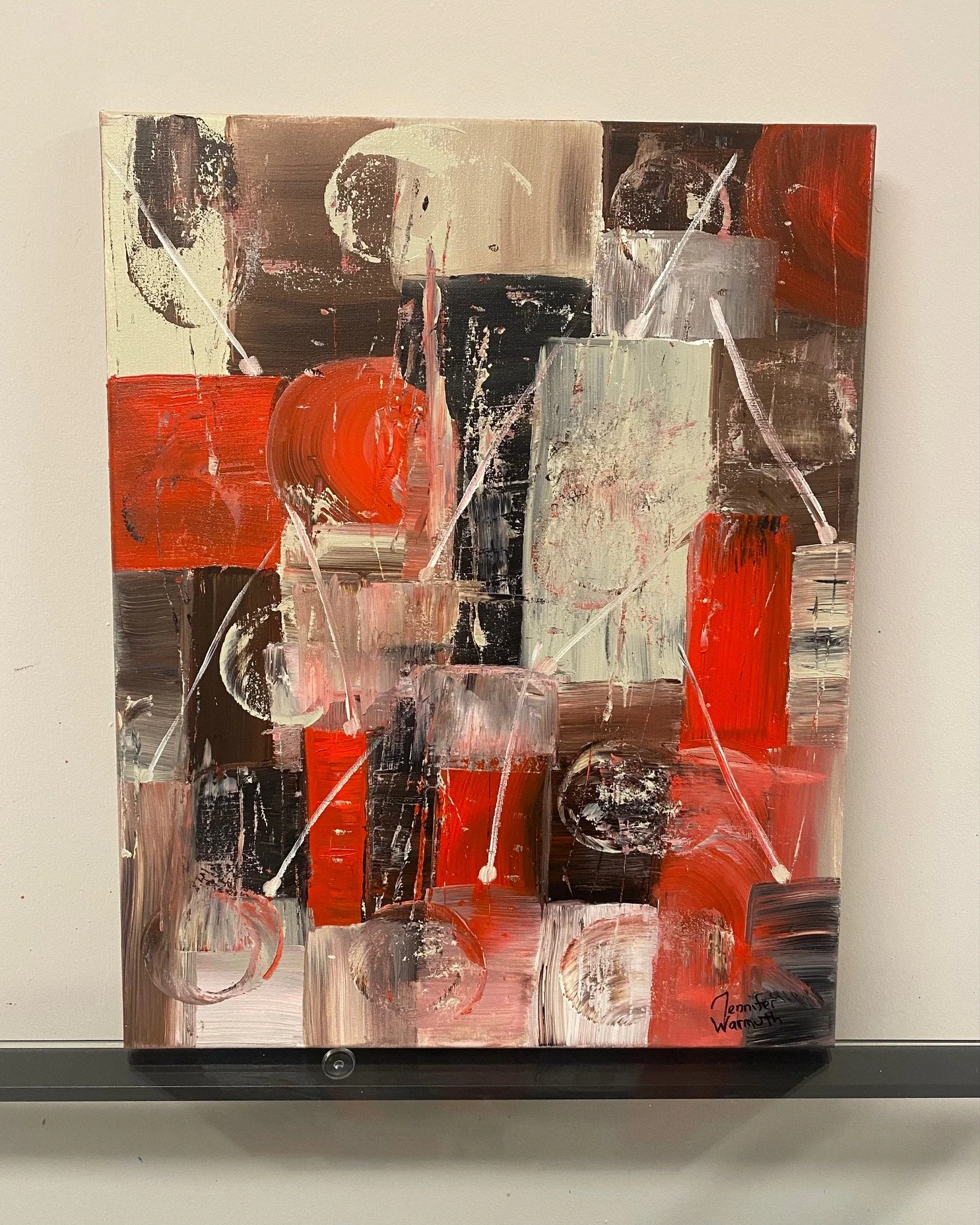 Gorgeous, Interesting and Original Abstract Painting