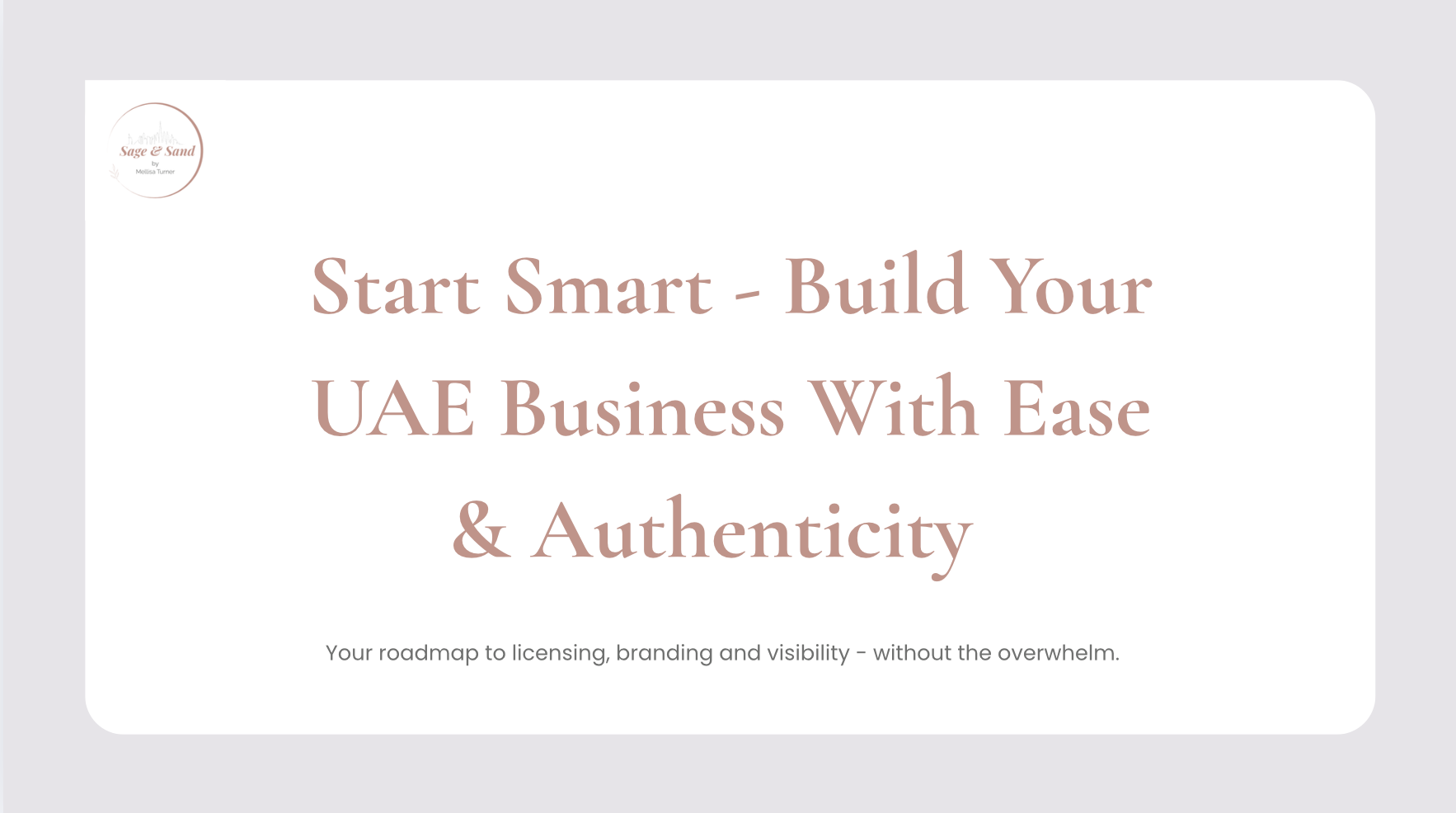 Start Smart – Build Your UAE Business (Full Course)