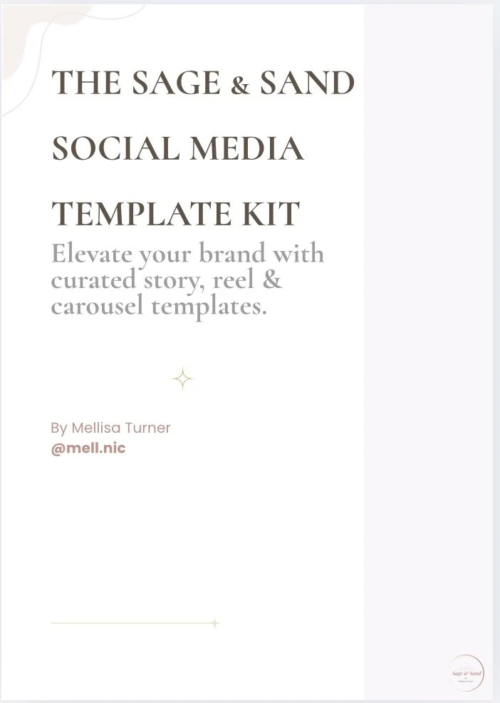 The Sage & Sand Social Media Template Kit