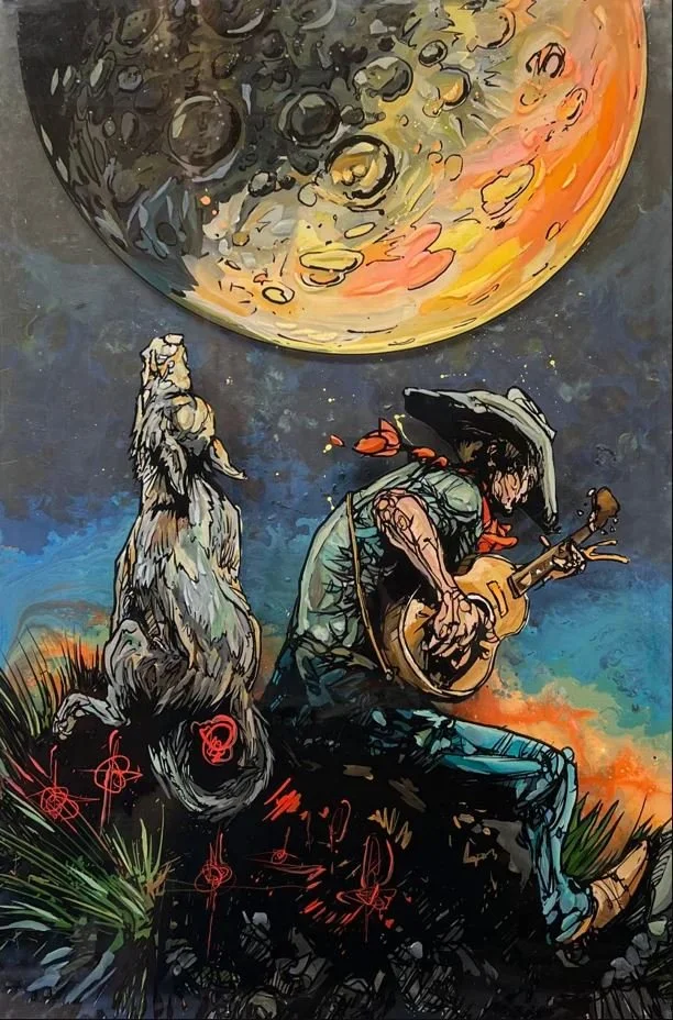 Moondog (Paper Print)