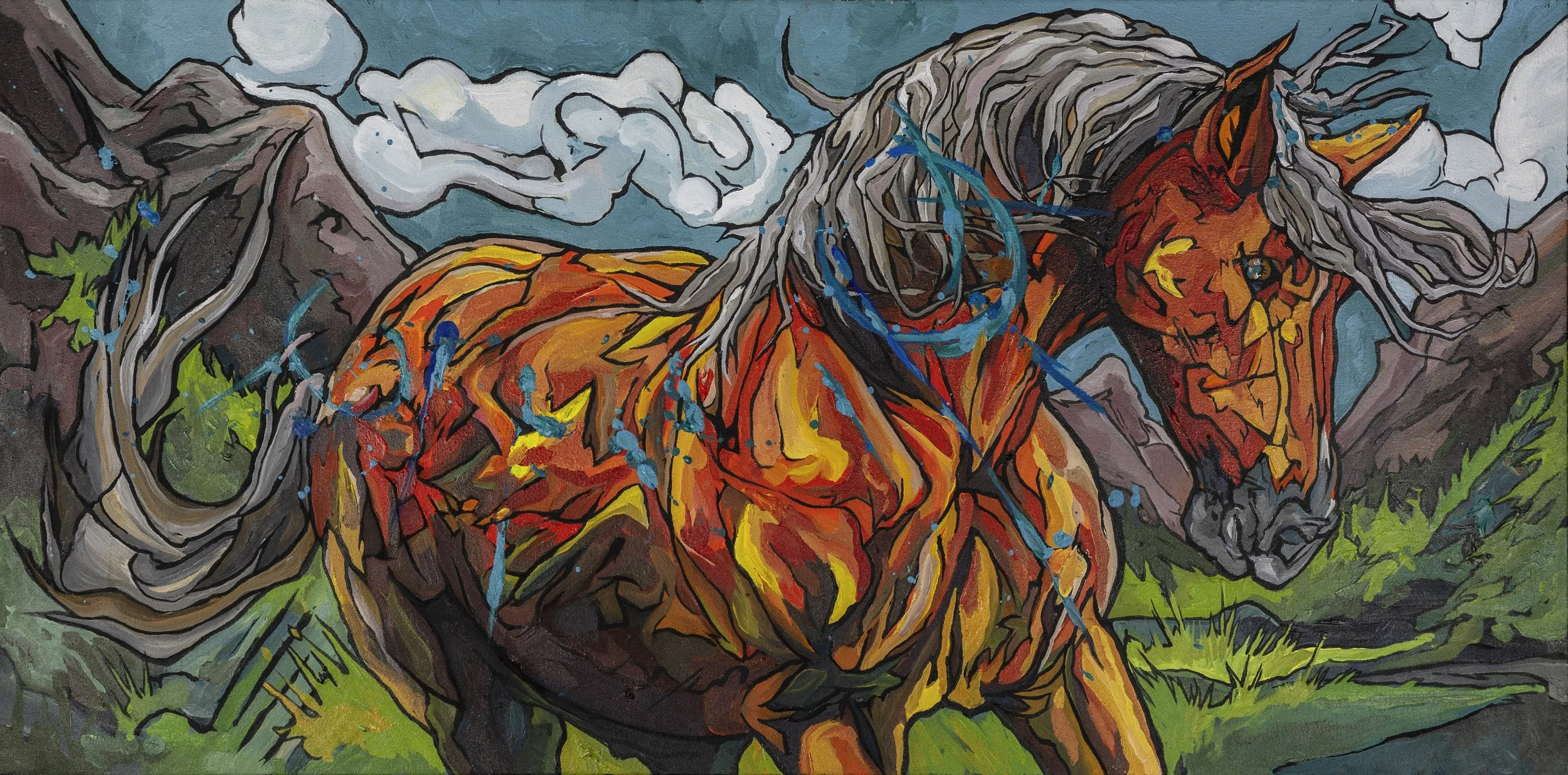 Equine Study (Canvas Print)