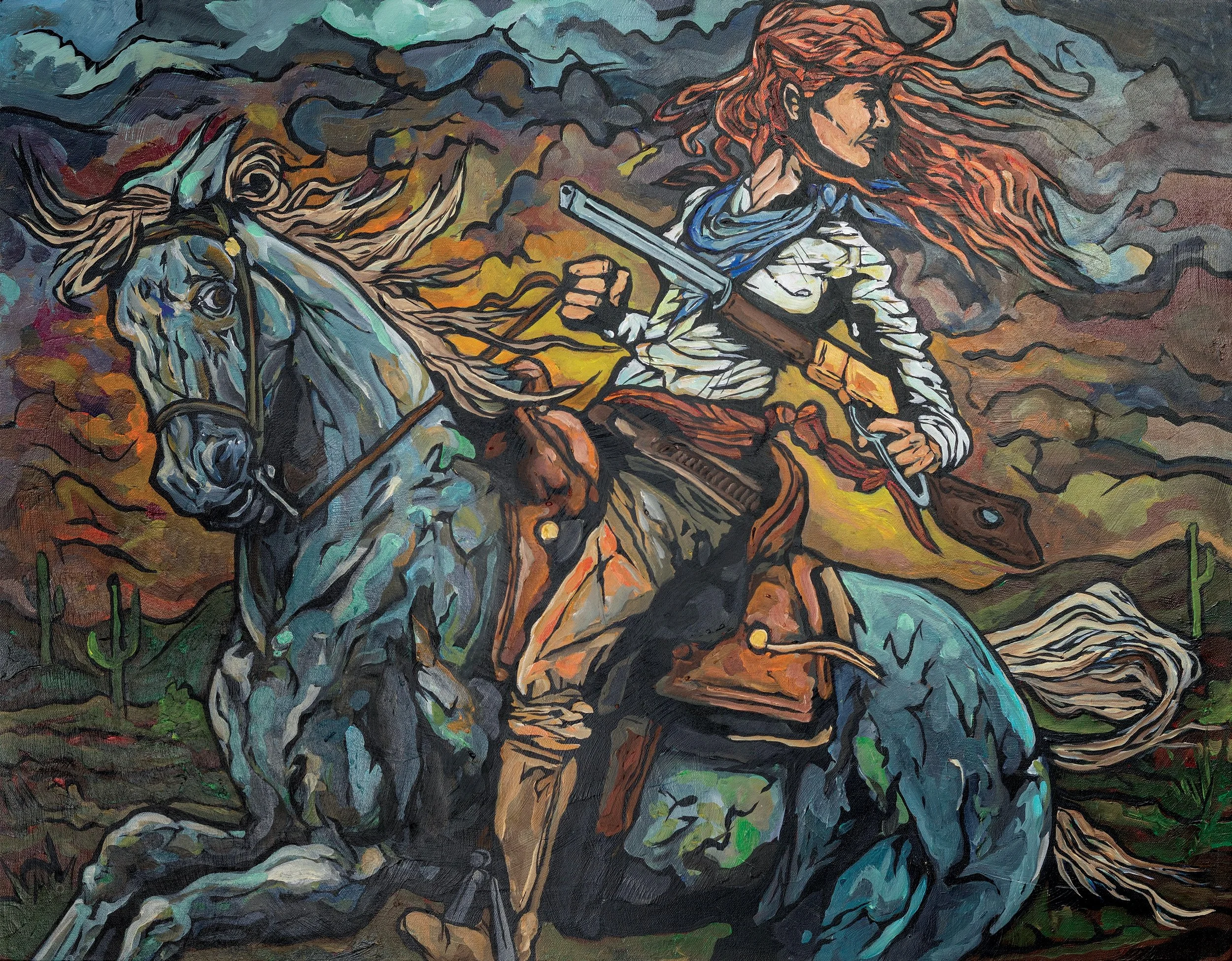 Turning Back (Paper Print)