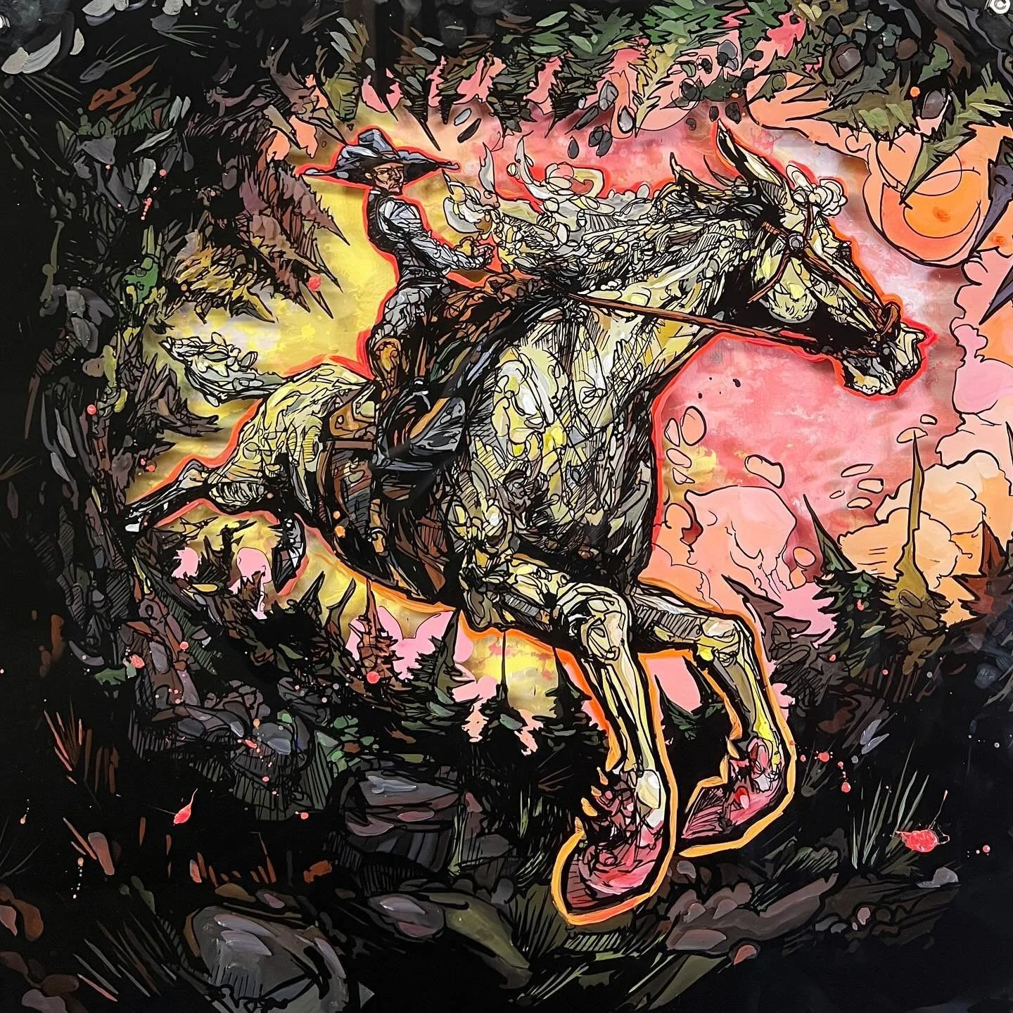 Outrun the End of the World (Paper Print)