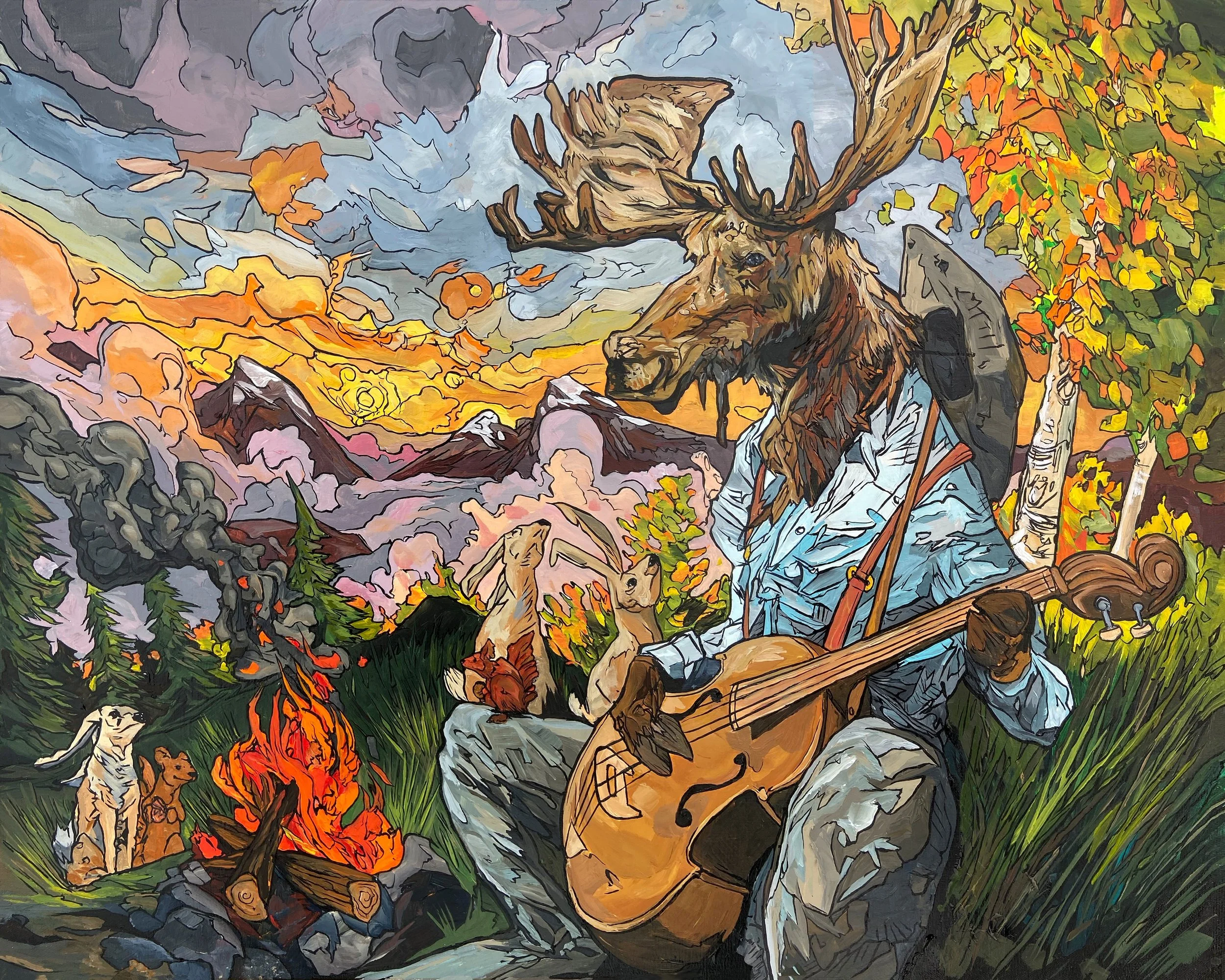 High Country Ramble (Paper Print)