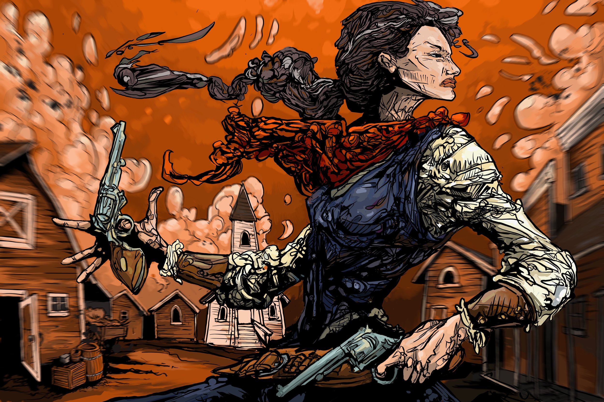 Turn the Other Cheek (Paper Print)